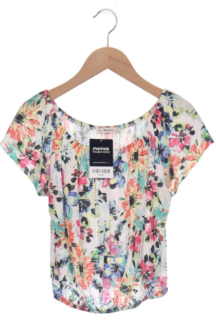 

bershka Damen T-Shirt, mehrfarbig