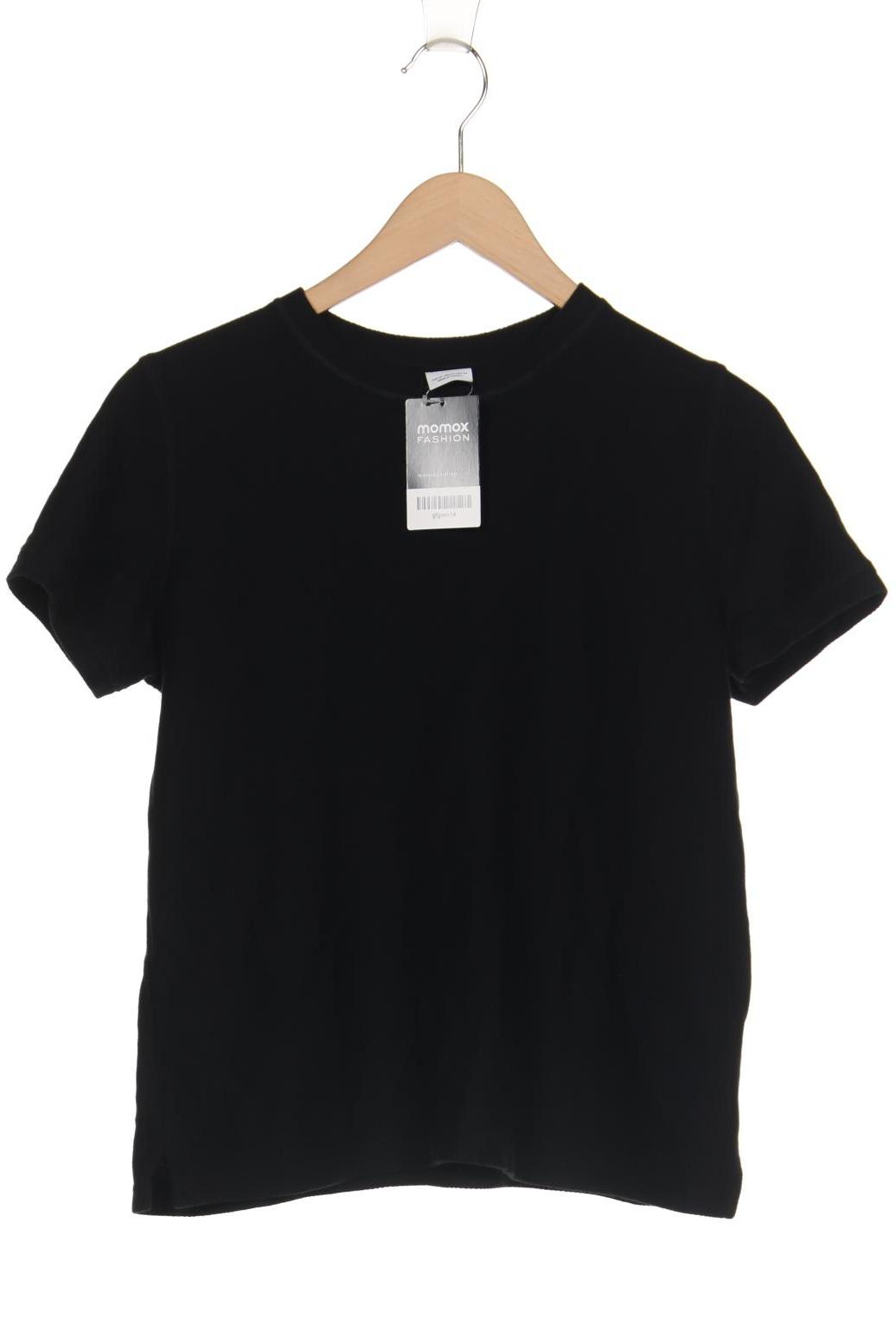 

bershka Damen T-Shirt, schwarz, Gr. 34