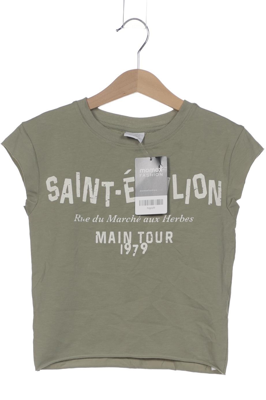

bershka Damen T-Shirt, hellgrün, Gr. 34