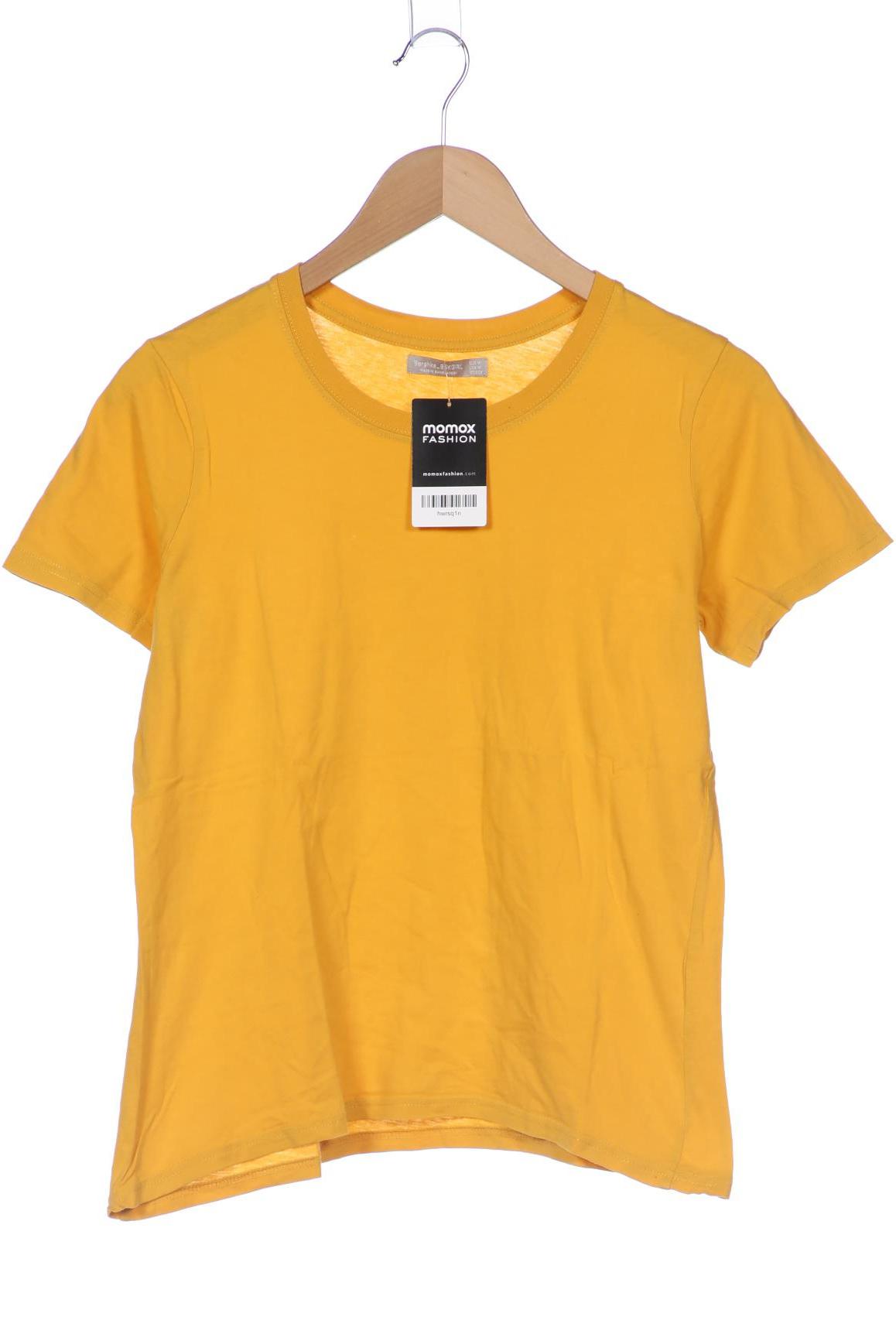 

bershka Damen T-Shirt, gelb, Gr. 38