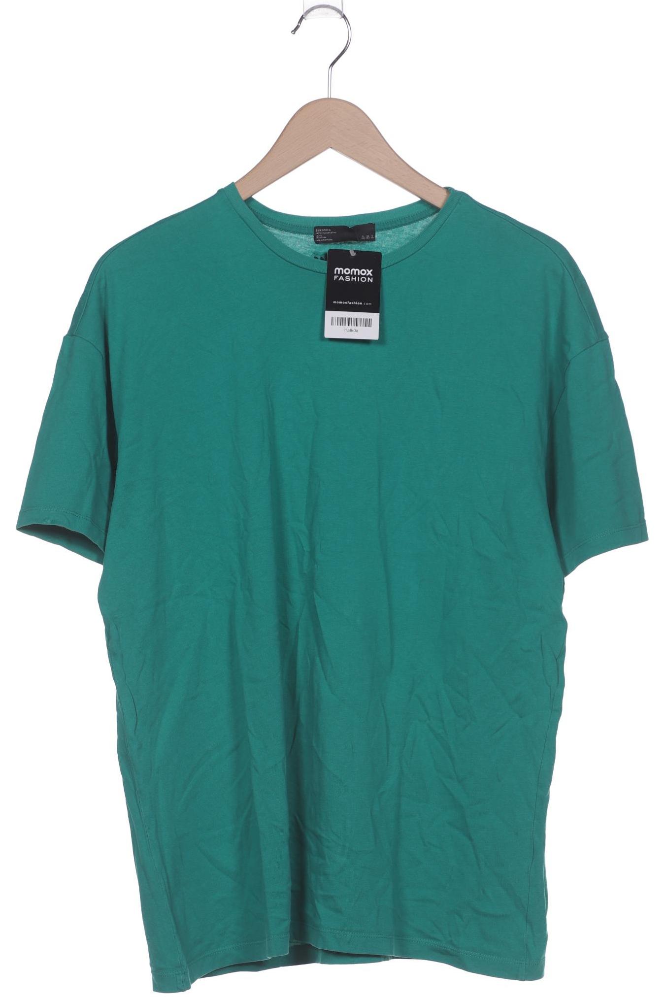 

bershka Damen T-Shirt, grün, Gr. 36