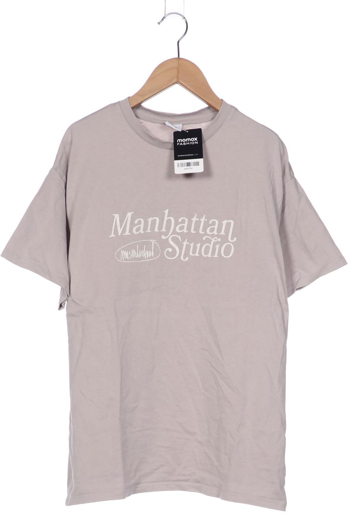 

bershka Damen T-Shirt, grau, Gr. 38