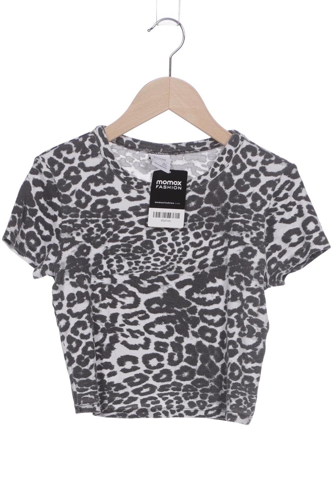 

bershka Damen T-Shirt, grau, Gr. 36