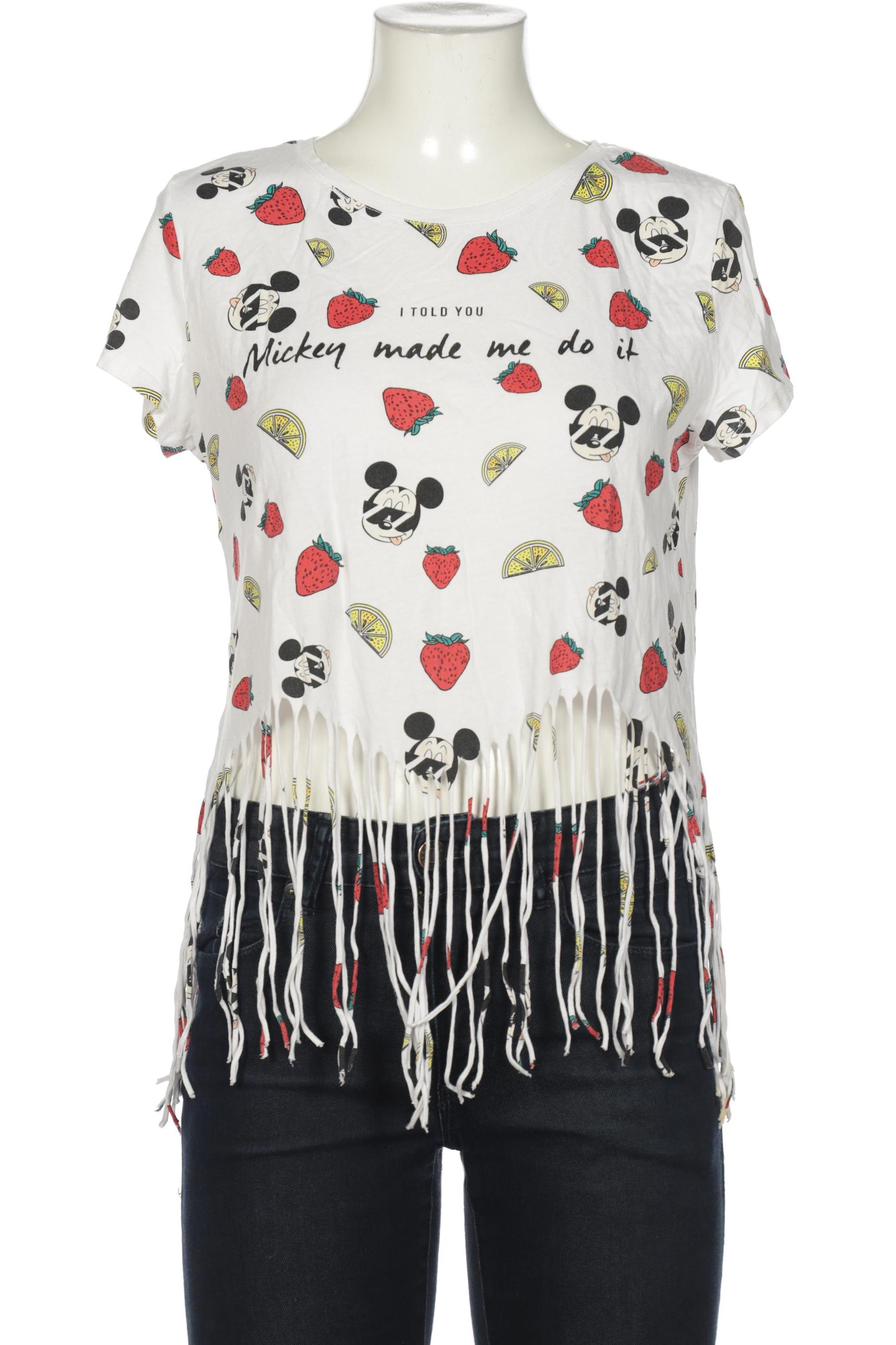

bershka Damen T-Shirt, weiß
