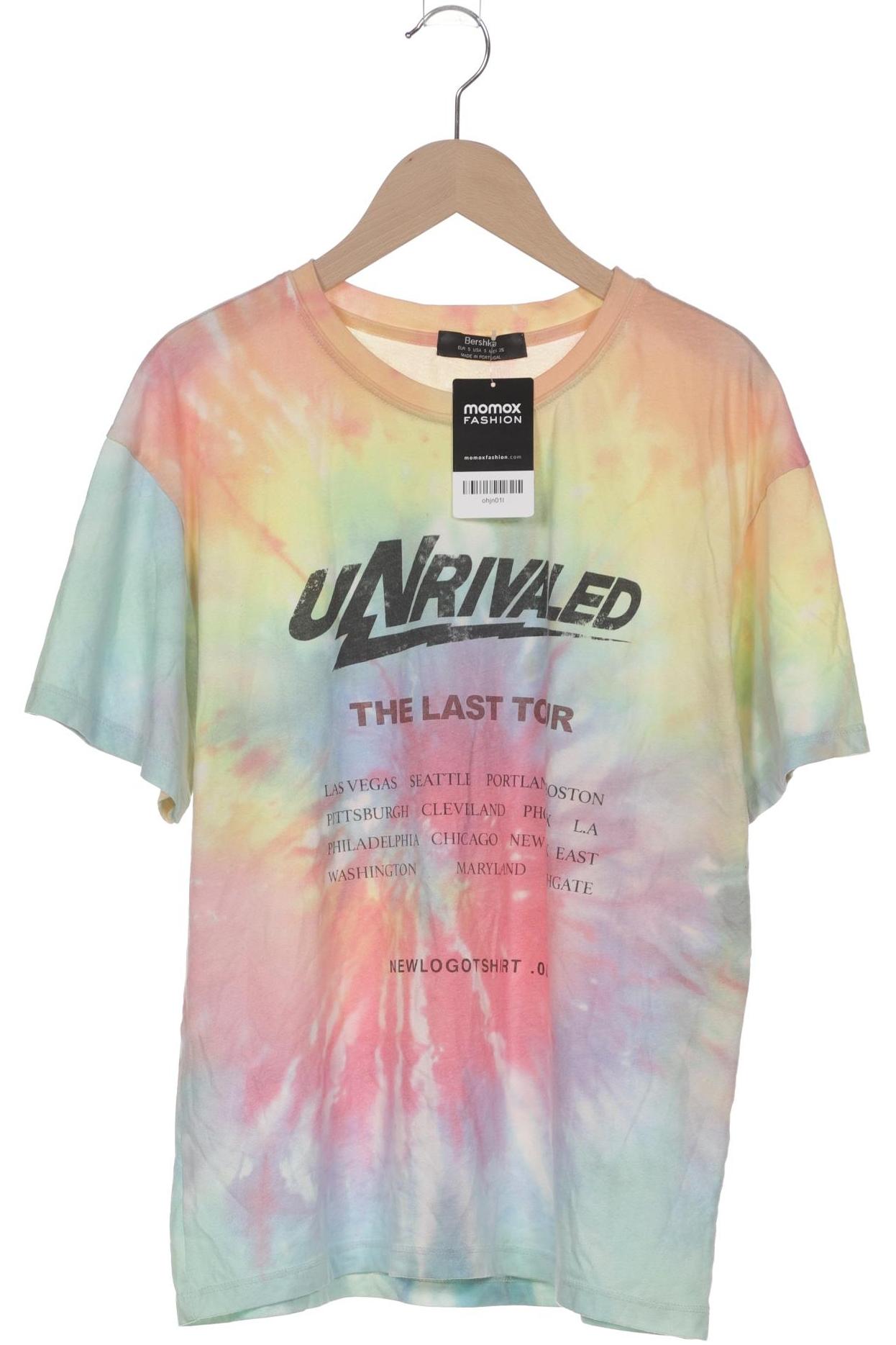 

bershka Damen T-Shirt, mehrfarbig, Gr. 36