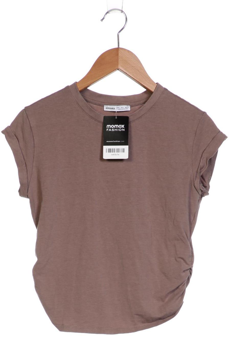 

bershka Damen T-Shirt, grau, Gr. 42