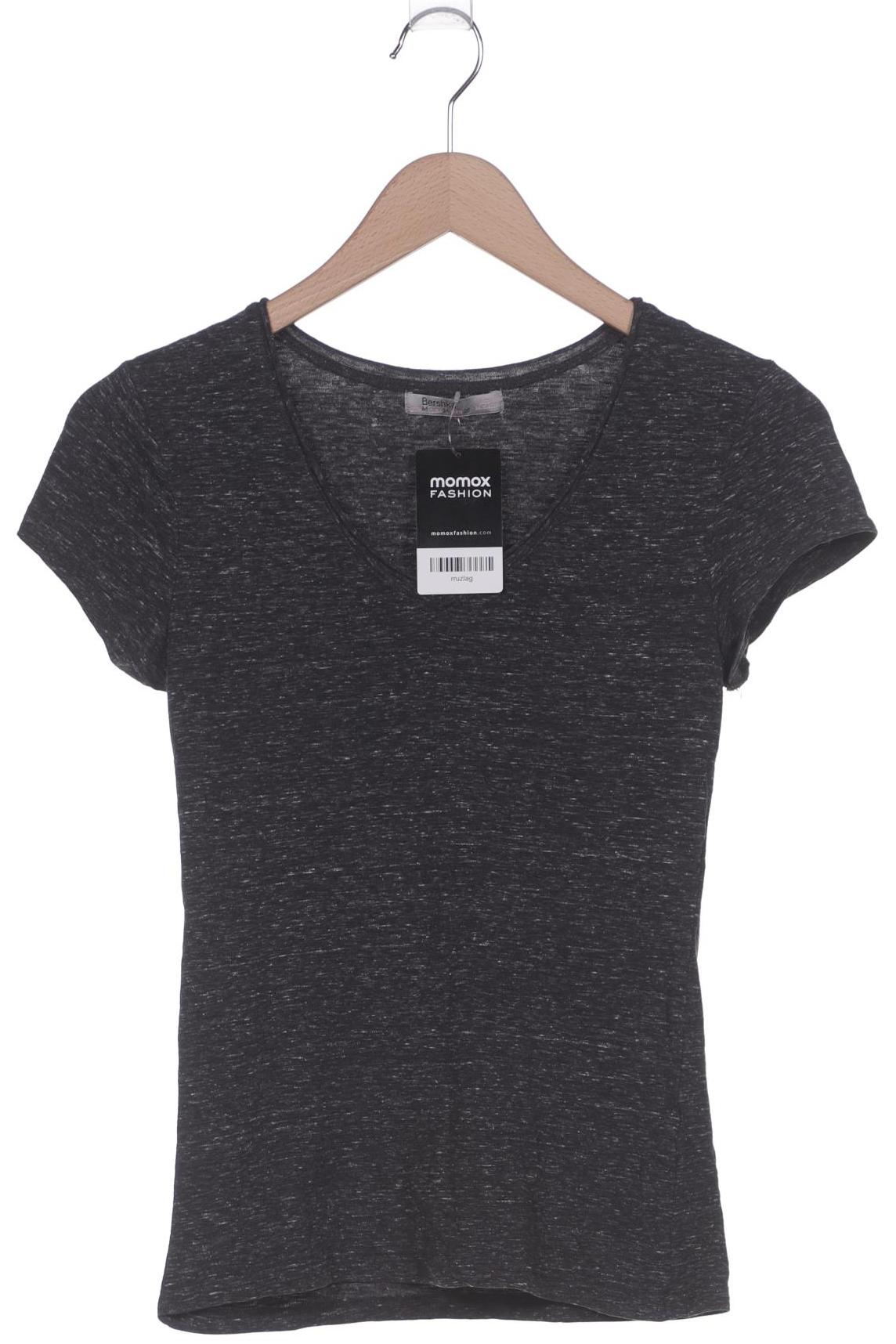 

bershka Damen T-Shirt, grau, Gr. 38