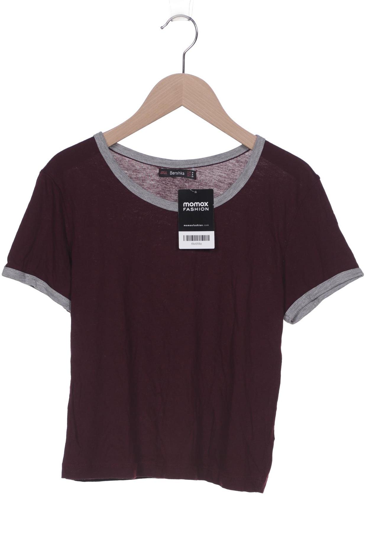 

bershka Damen T-Shirt, bordeaux