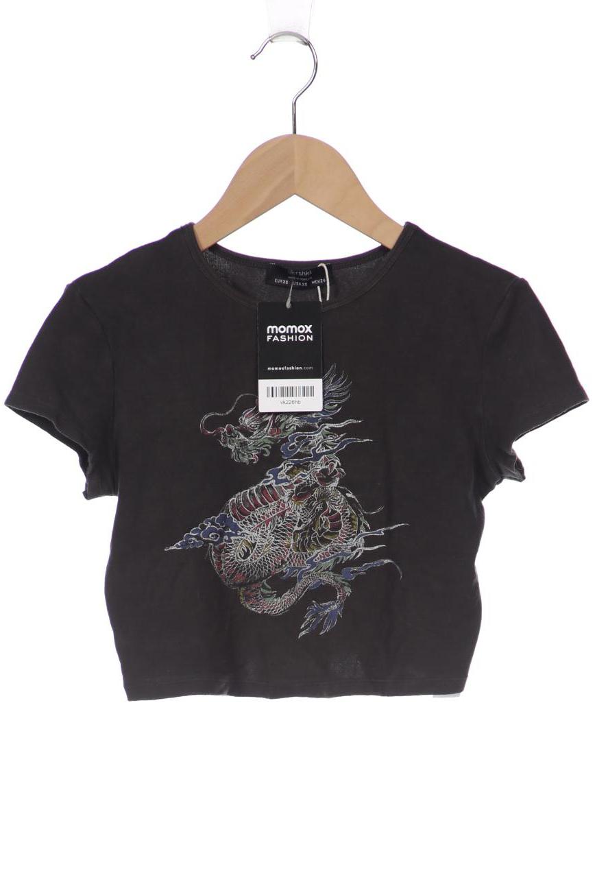 

bershka Damen T-Shirt, grau