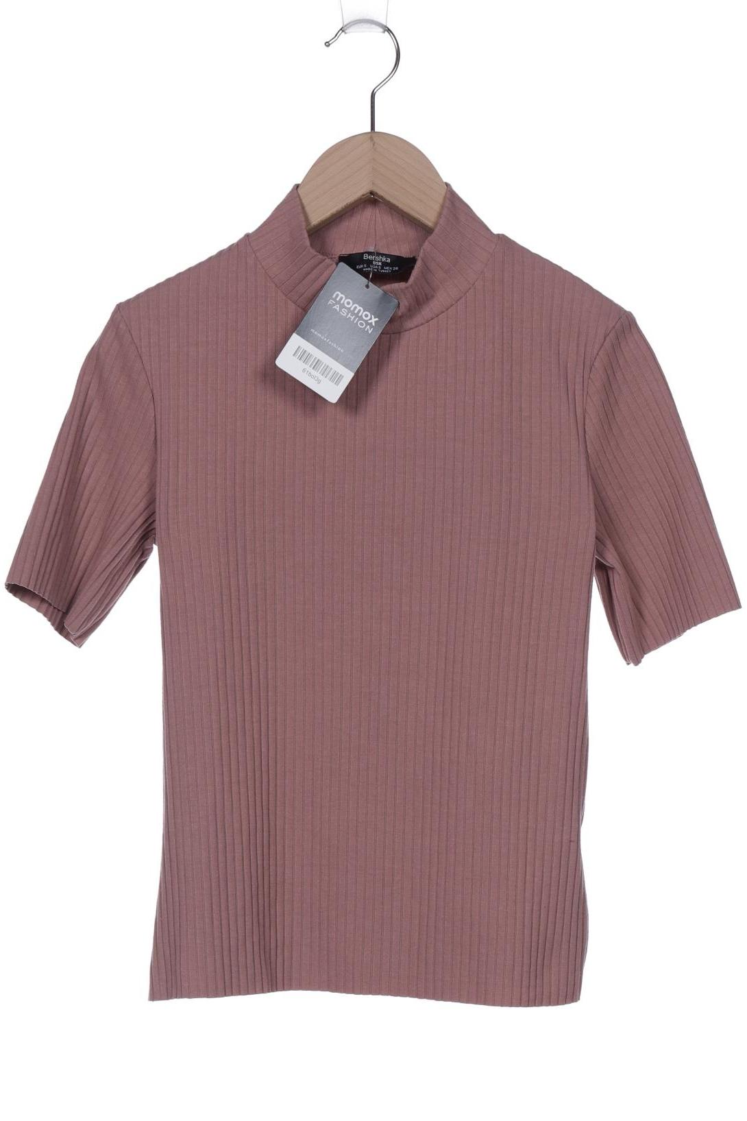 

bershka Damen T-Shirt, pink, Gr. 36