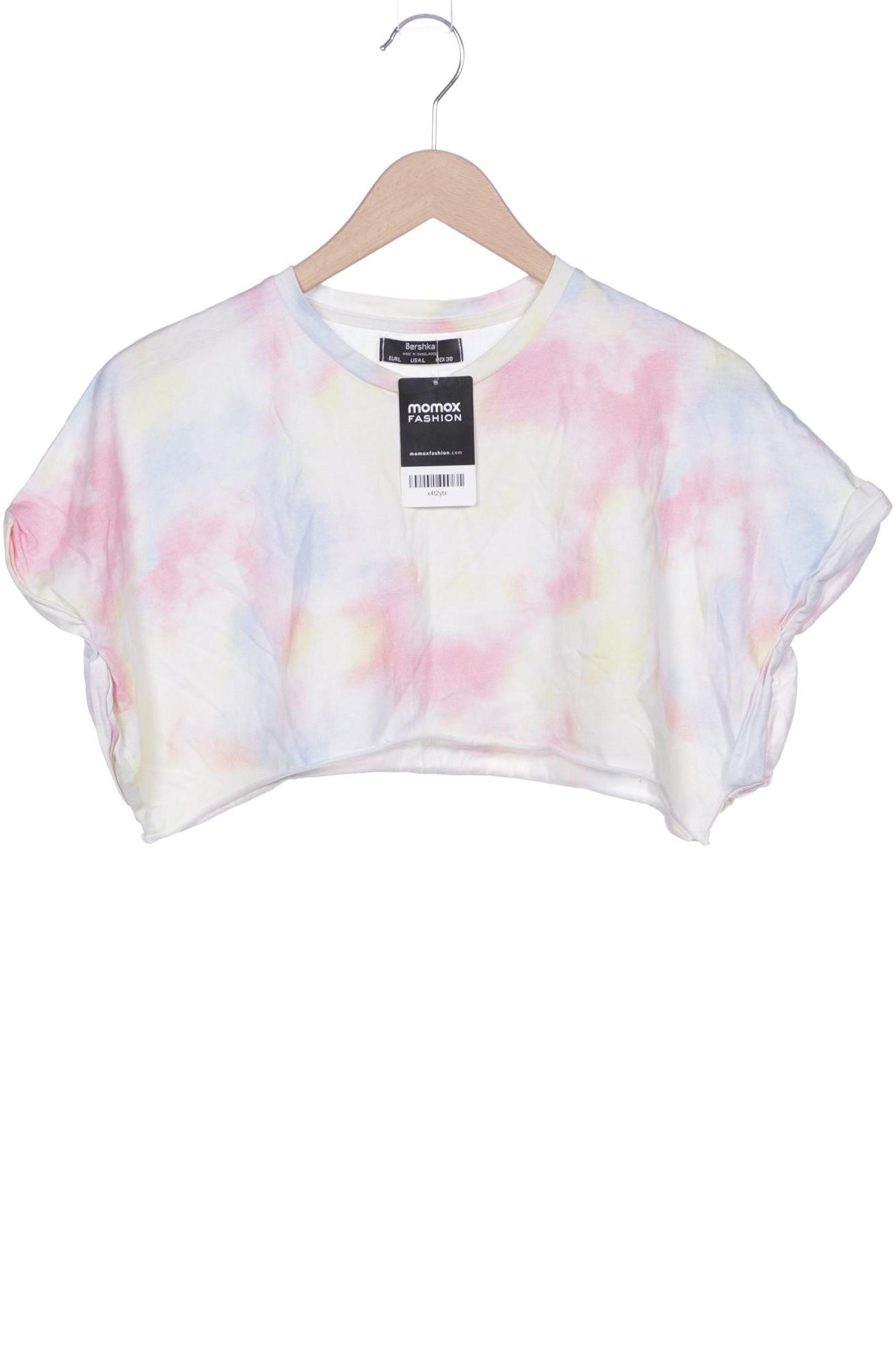 

bershka Damen T-Shirt, mehrfarbig, Gr. 42