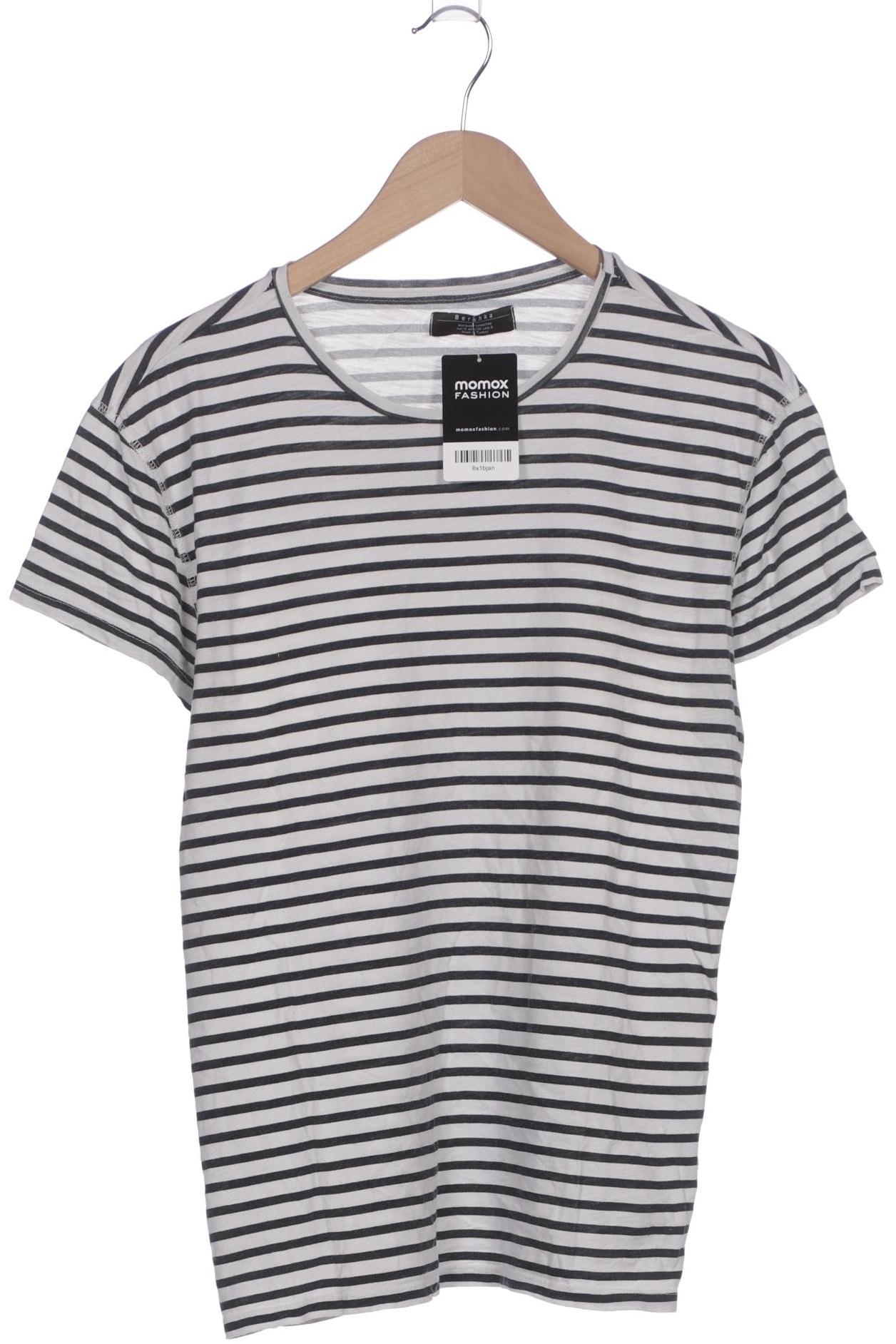 

bershka Damen T-Shirt, weiß, Gr. 36