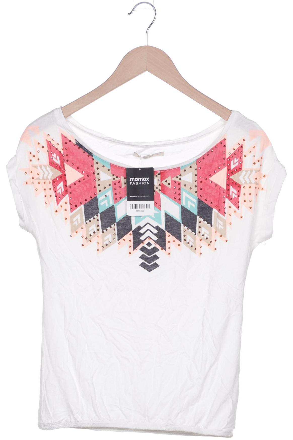 

bershka Damen T-Shirt, weiß, Gr. 36