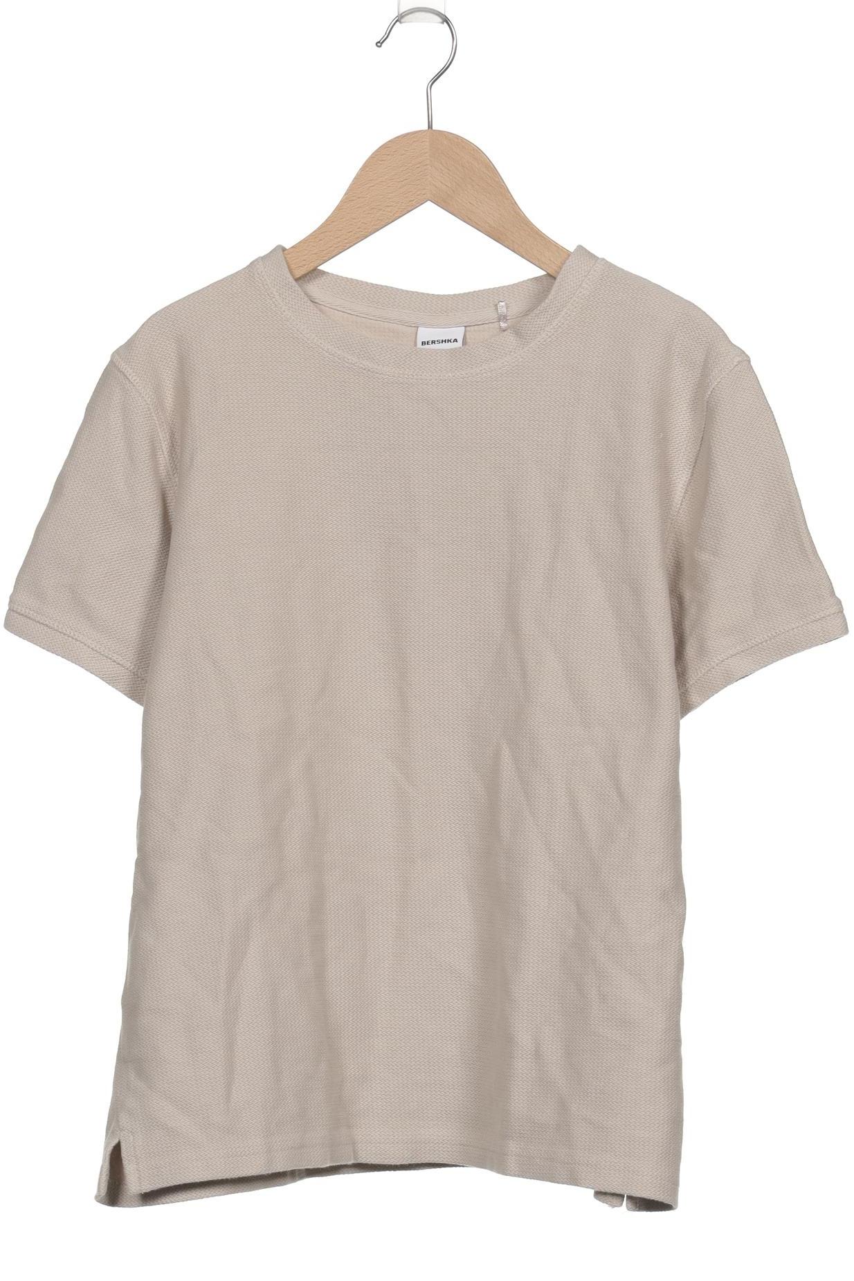 

bershka Damen T-Shirt, beige, Gr. 42