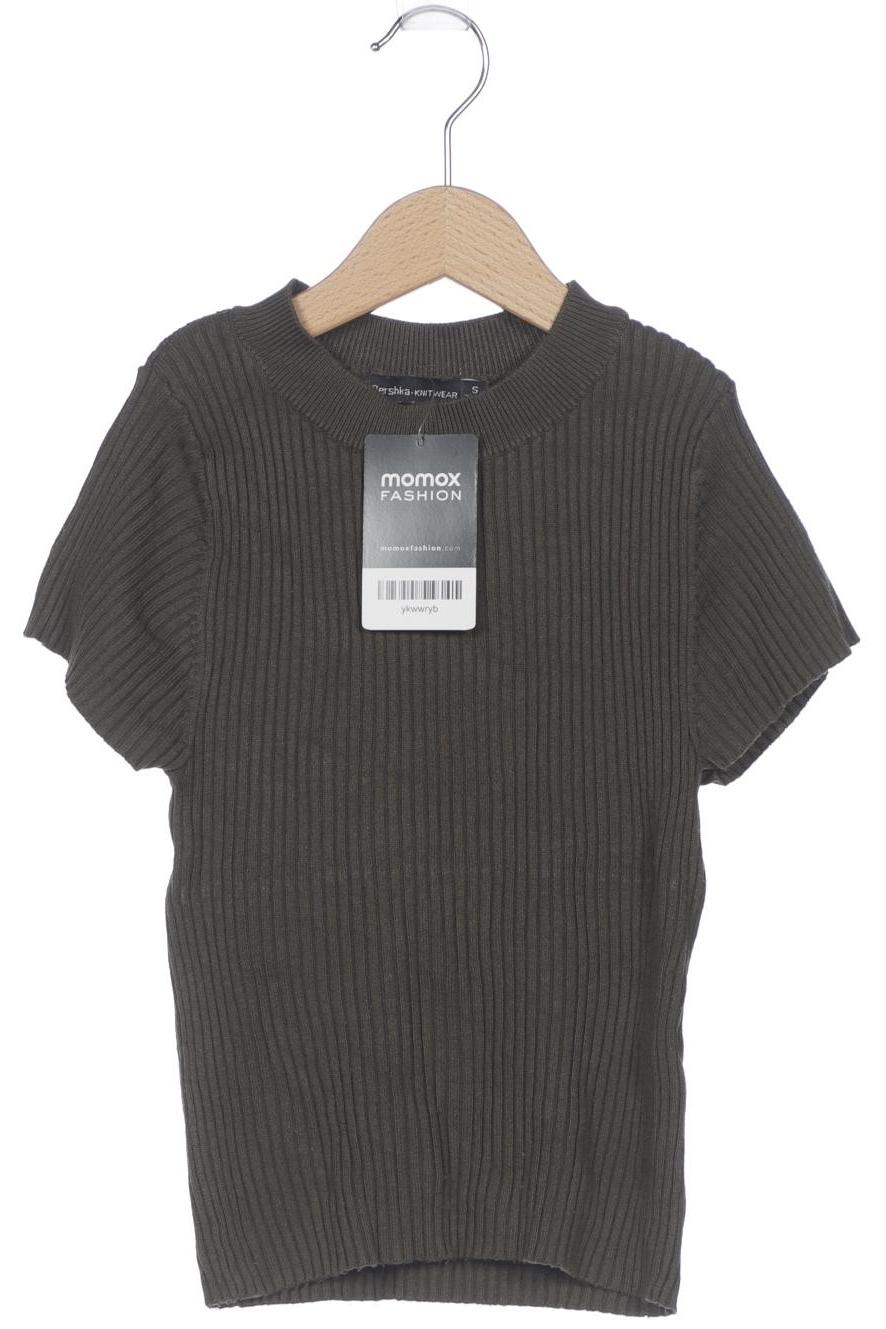 

bershka Damen T-Shirt, grün, Gr. 36