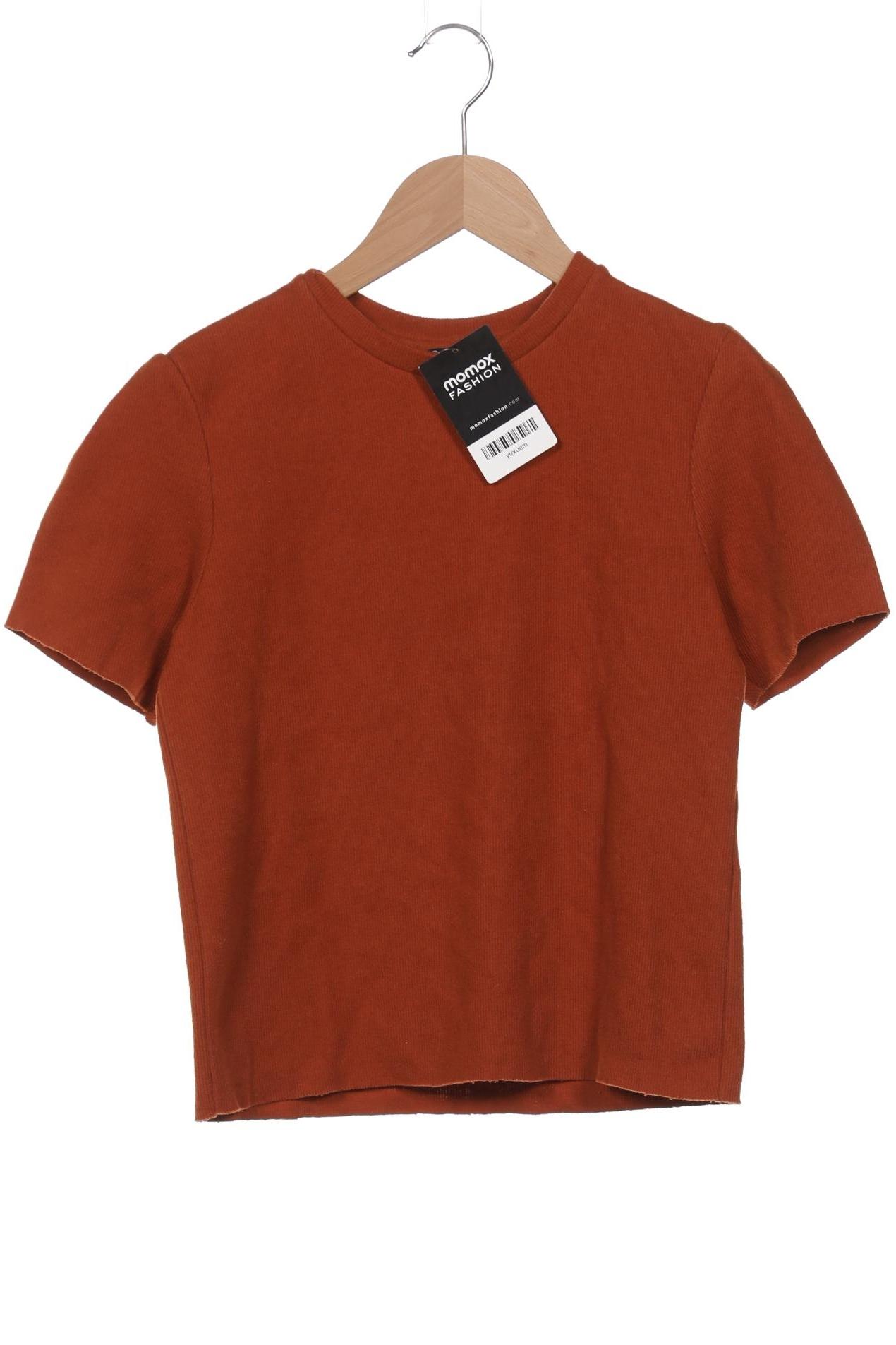 

bershka Damen T-Shirt, orange, Gr. 34