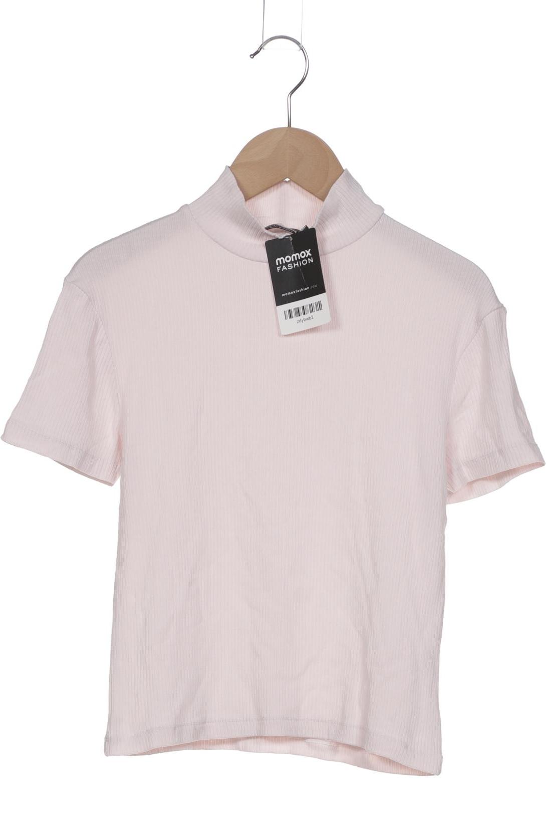 

bershka Damen T-Shirt, weiß, Gr. 38