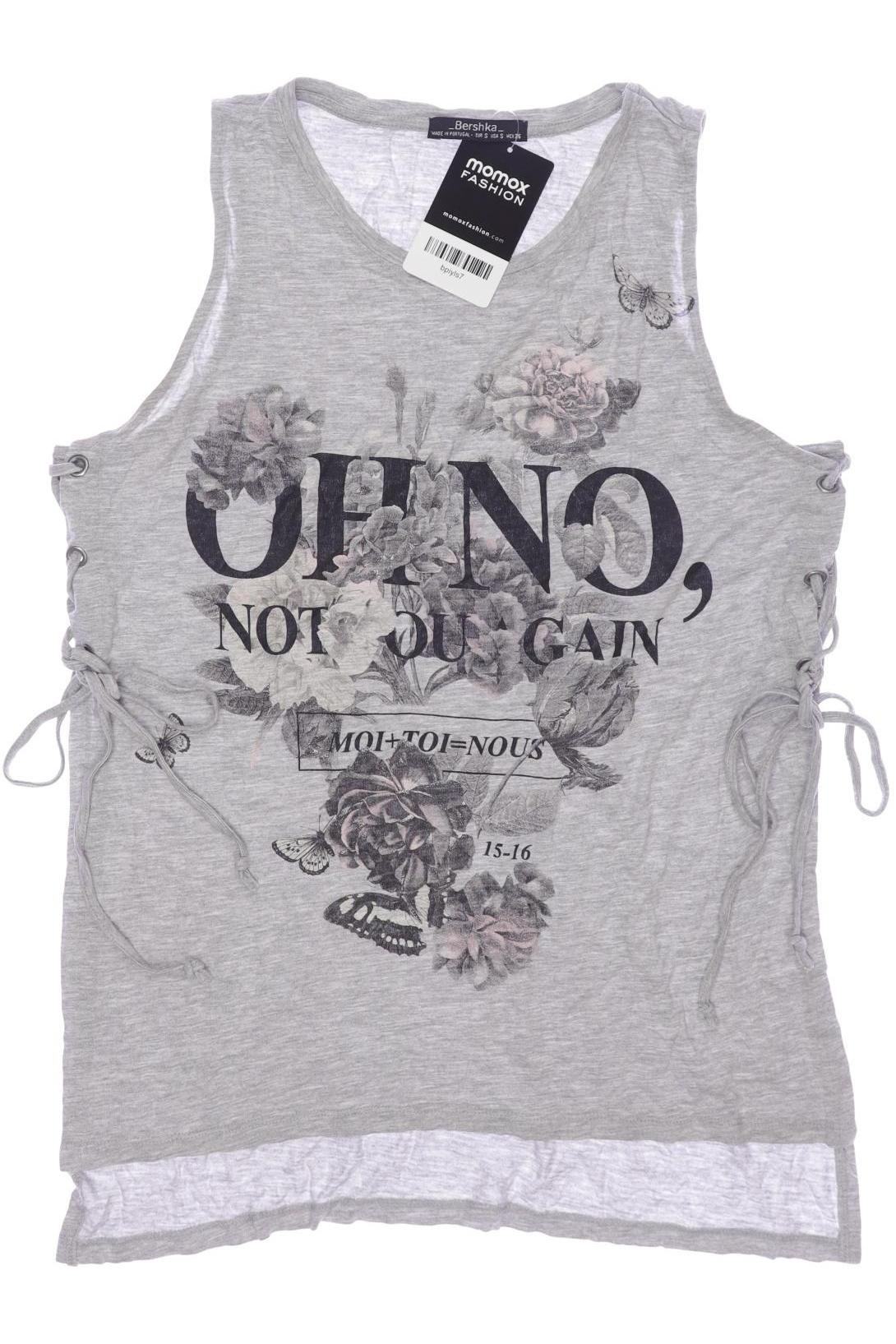 

bershka Damen Top, grau, Gr. 36