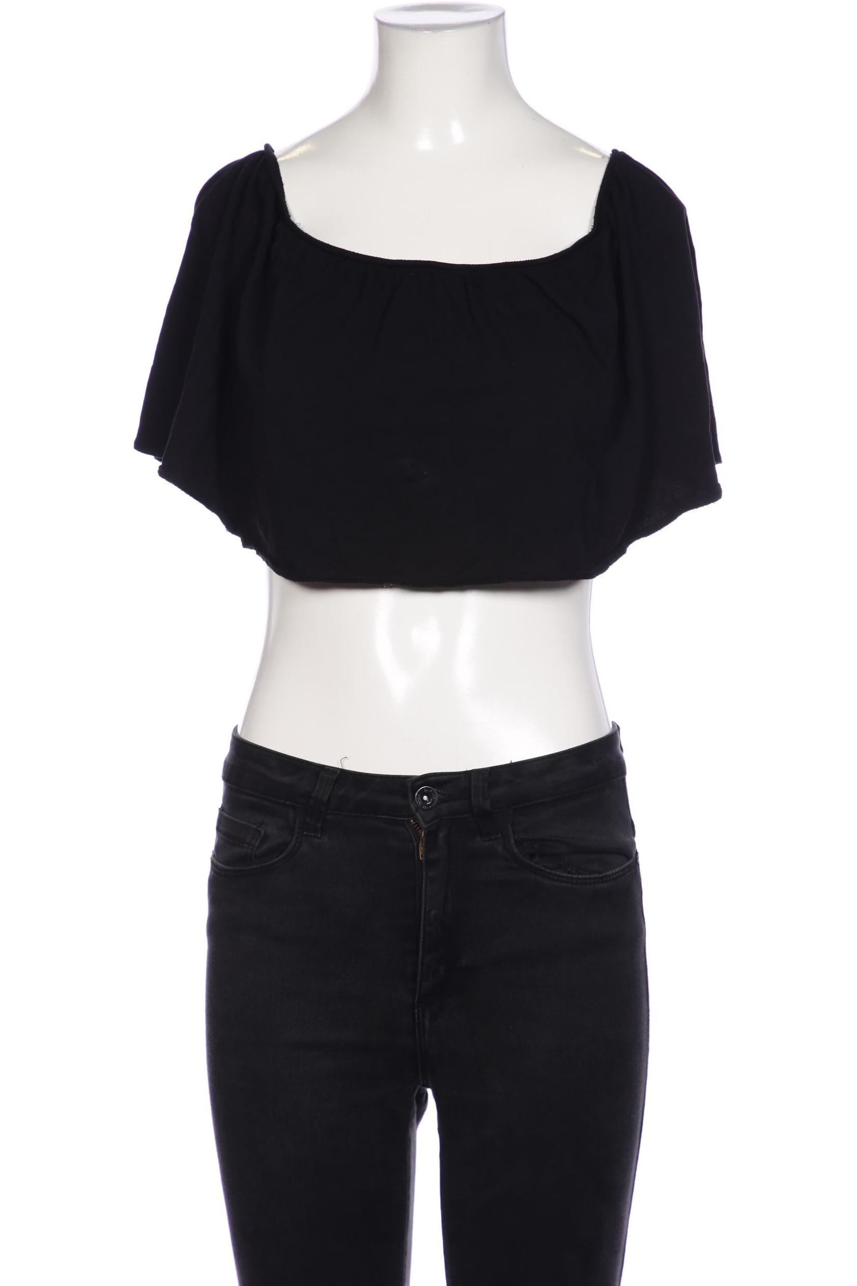

bershka Damen Top, schwarz