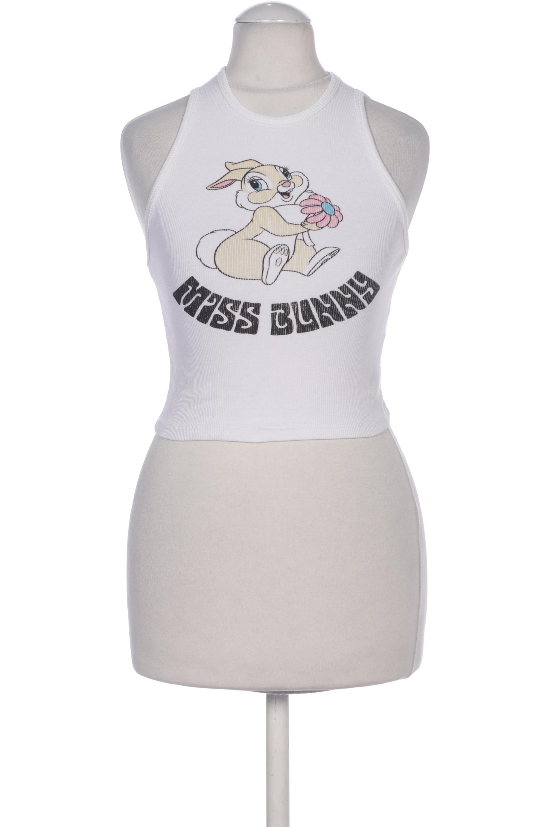 

bershka Damen Top, weiß, Gr. 34