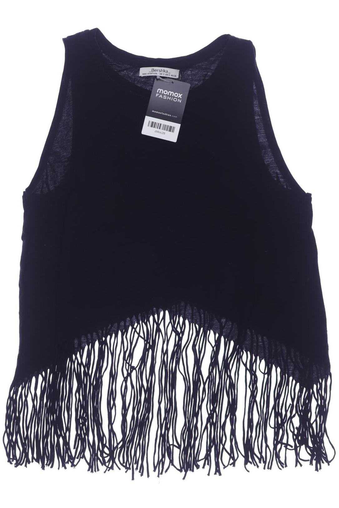 

bershka Damen Top, schwarz, Gr. 36
