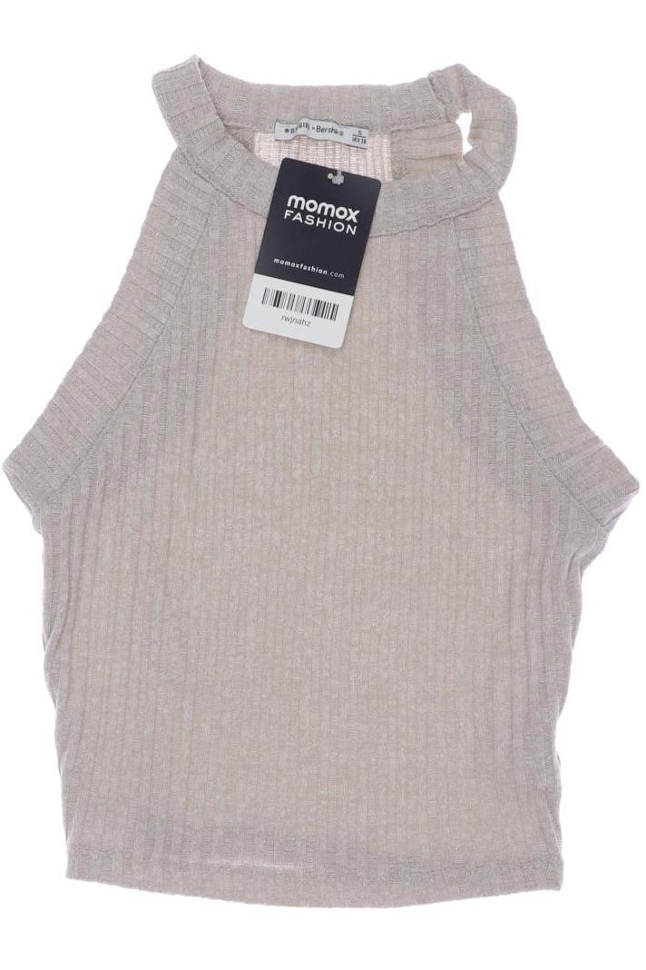 

bershka Damen Top, beige, Gr. 36