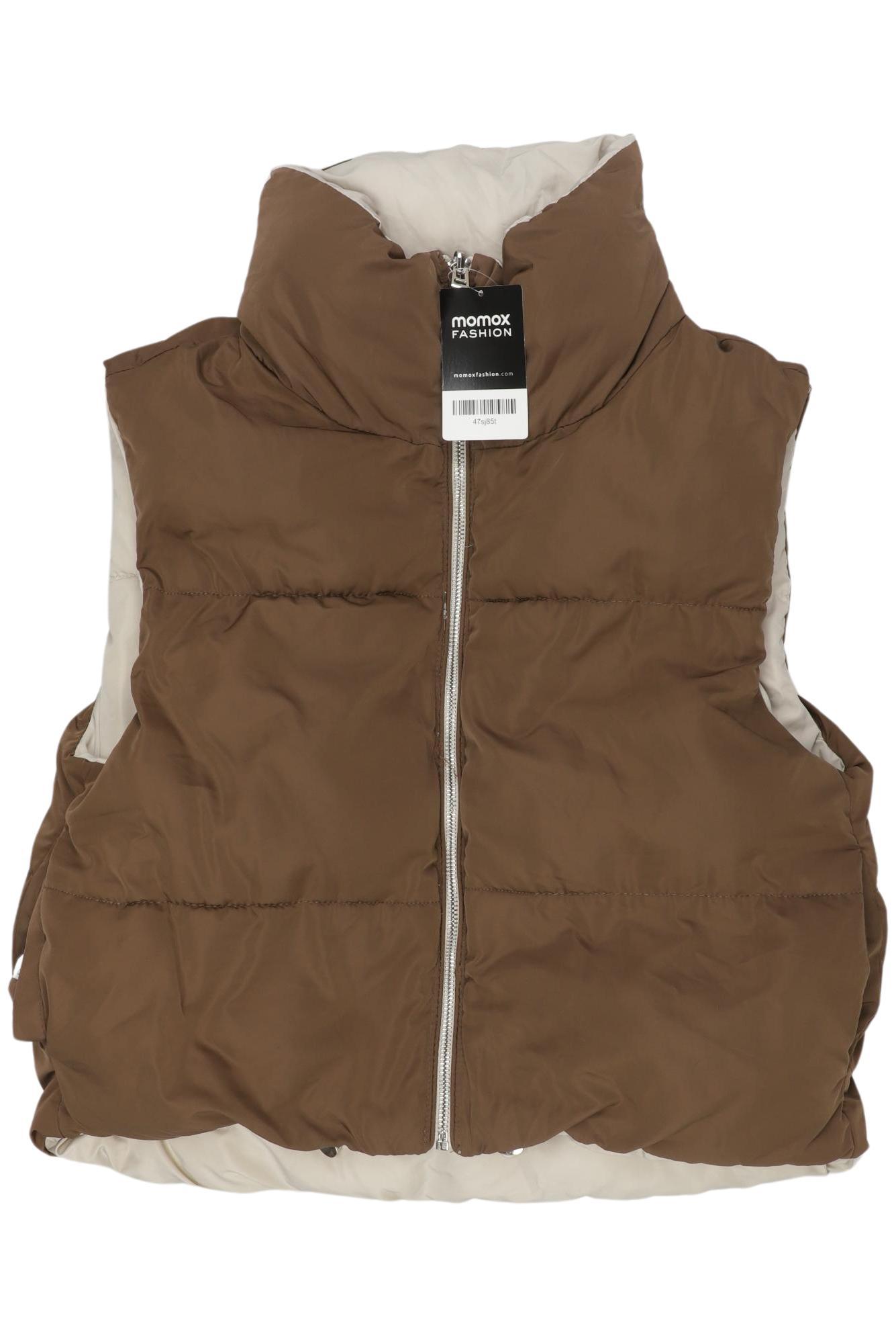 

bershka Damen Weste, braun, Gr. 36