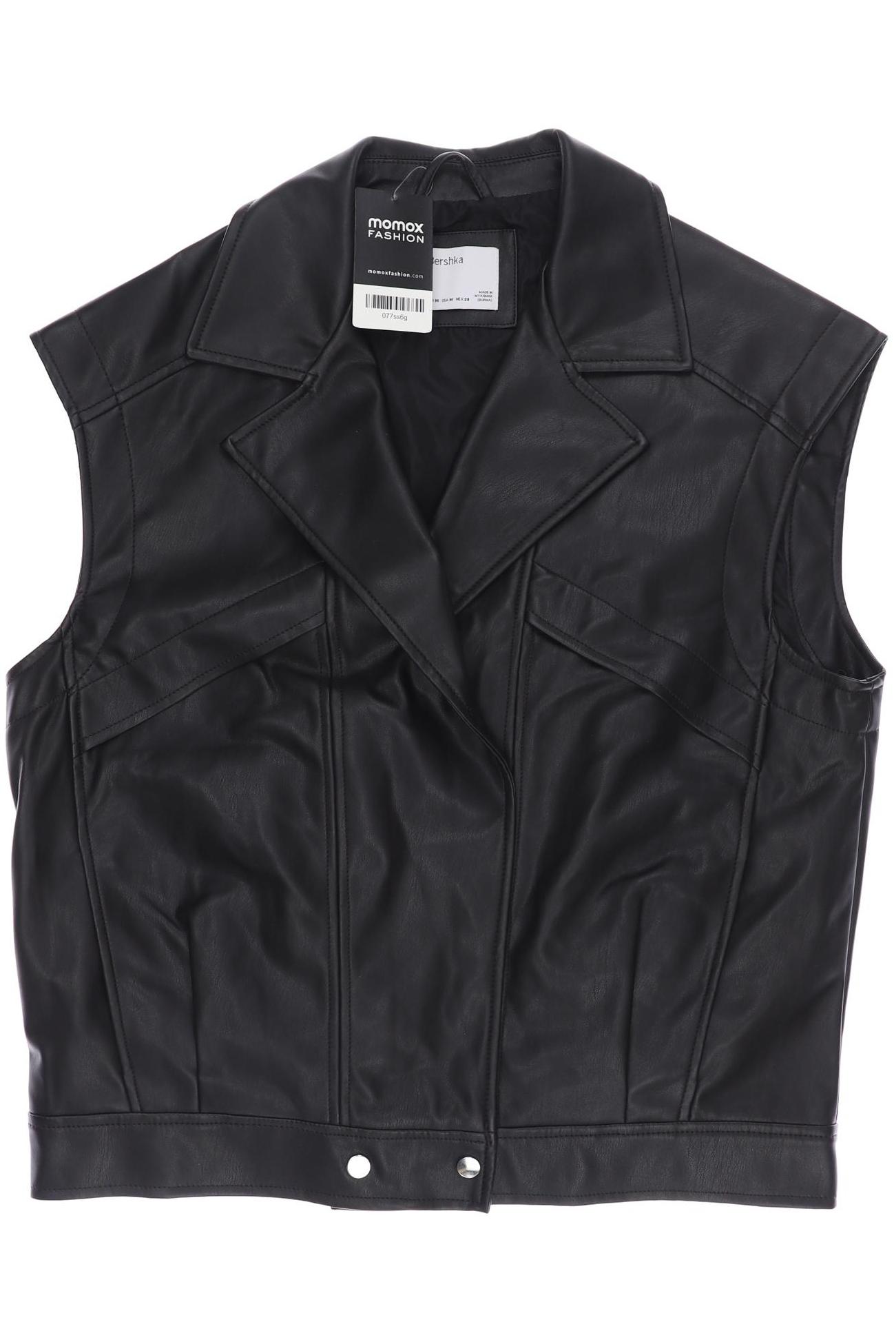 

bershka Damen Weste, schwarz, Gr. 38
