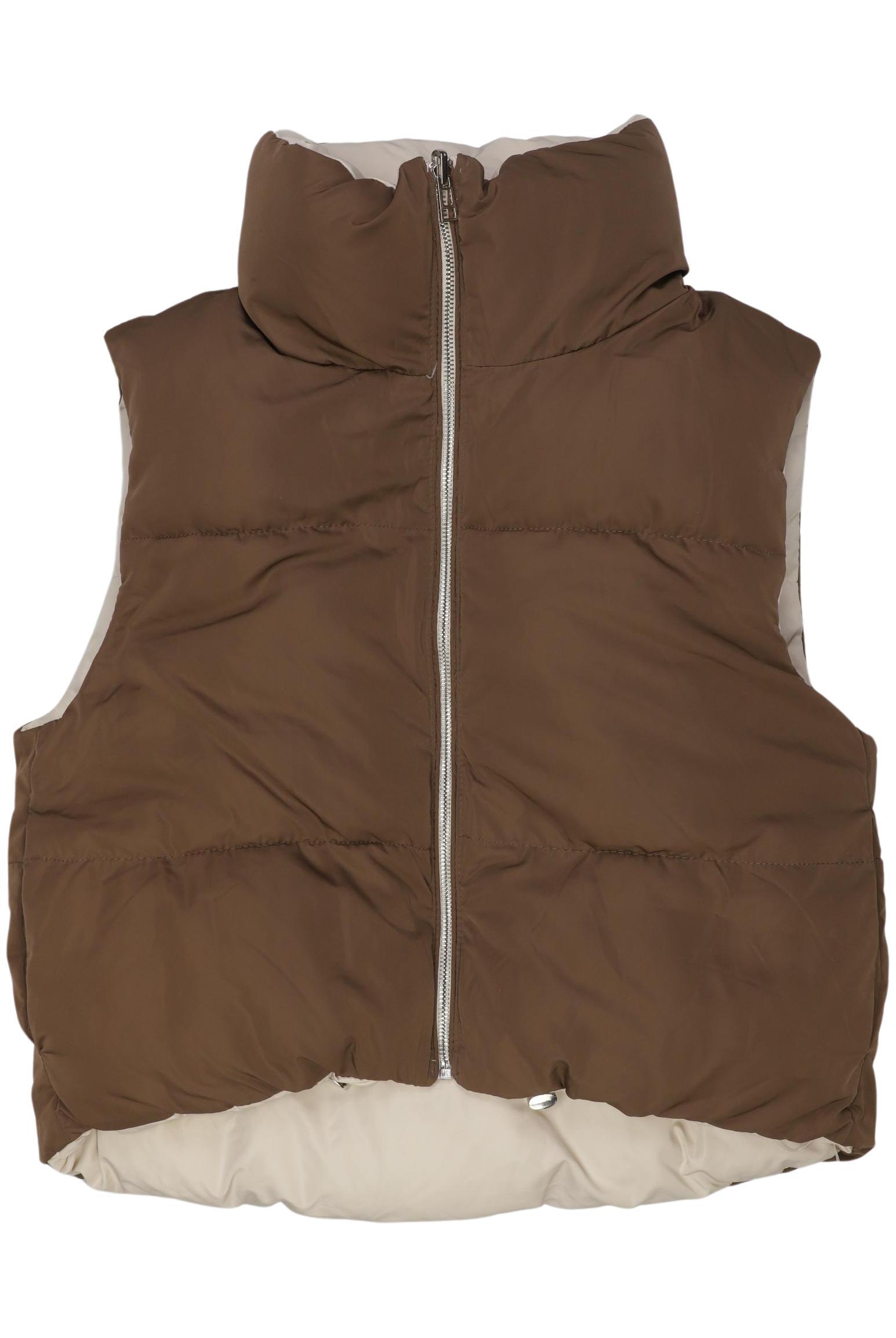 

bershka Damen Weste, braun, Gr. 36