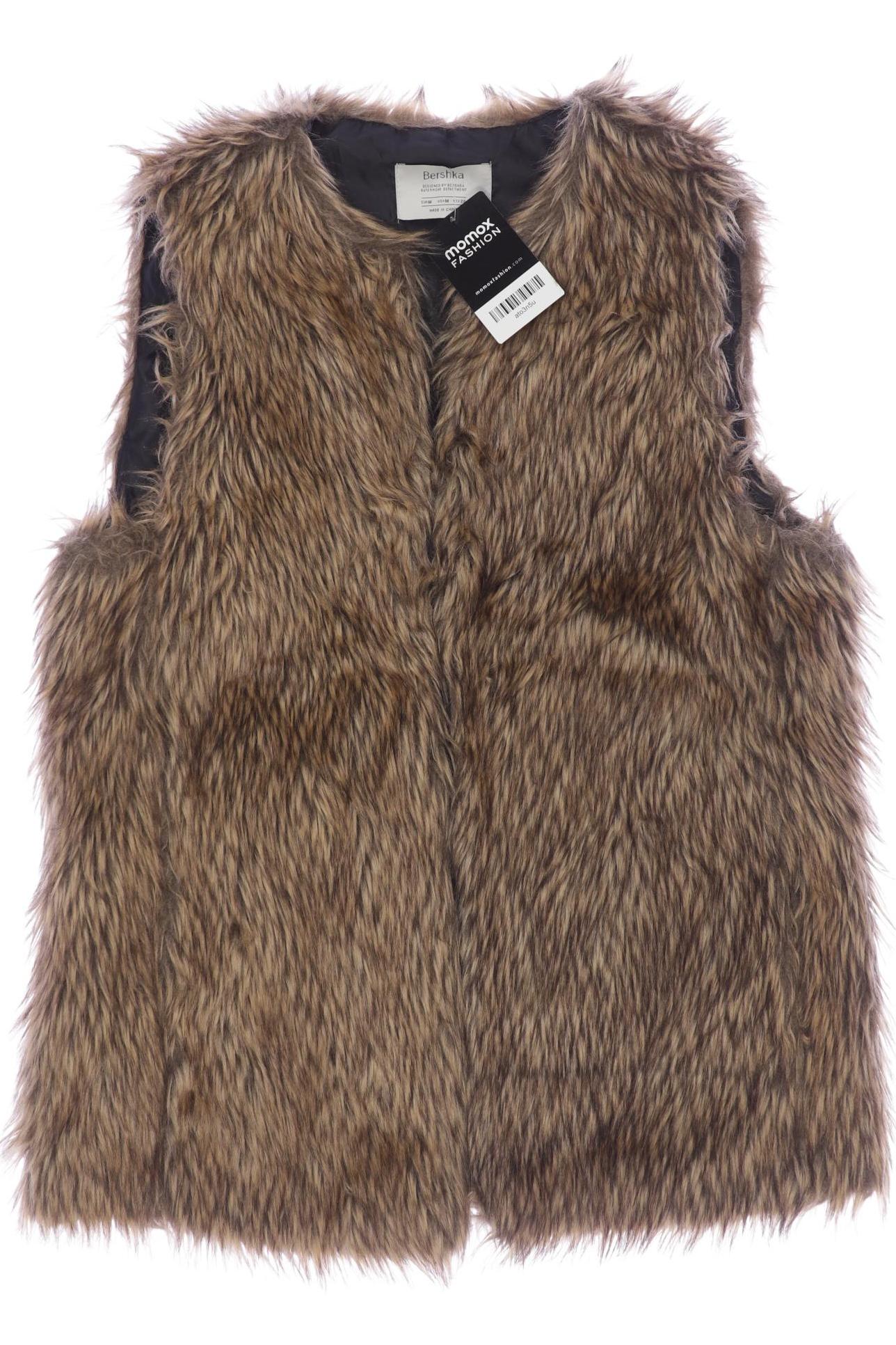 

bershka Damen Weste, braun, Gr. 38
