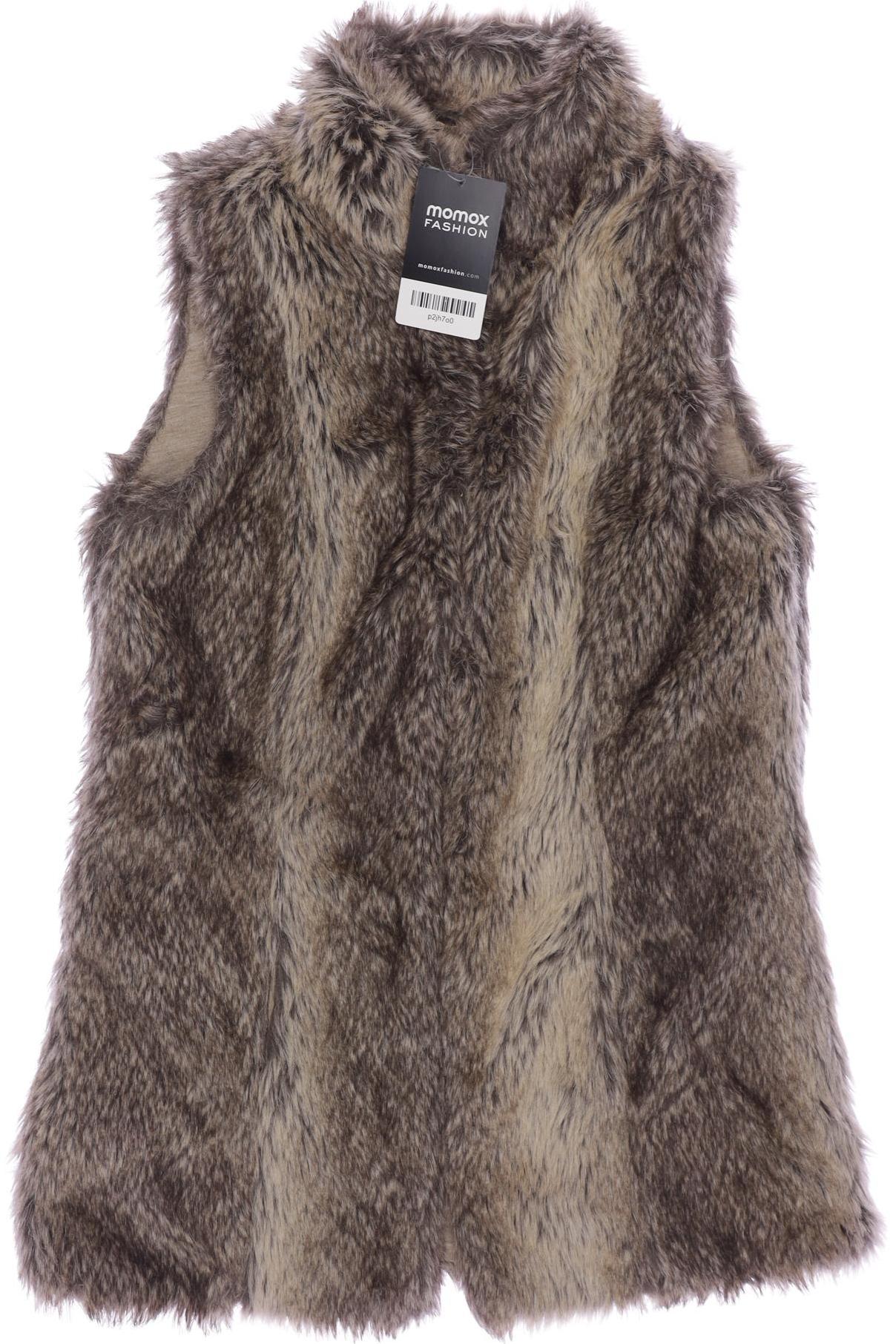 

bershka Damen Weste, beige, Gr. 34