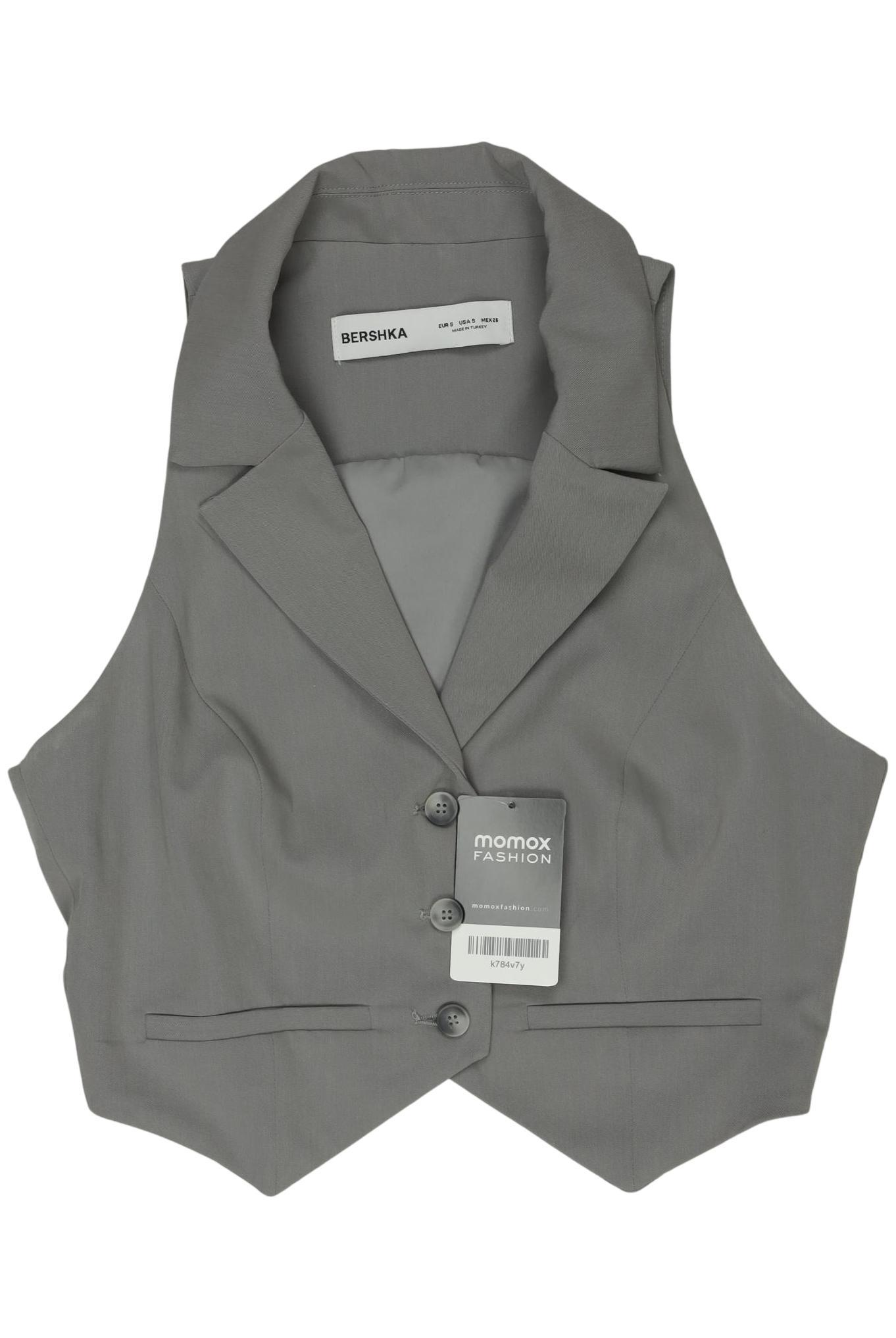 

bershka Damen Weste, grau, Gr. 36