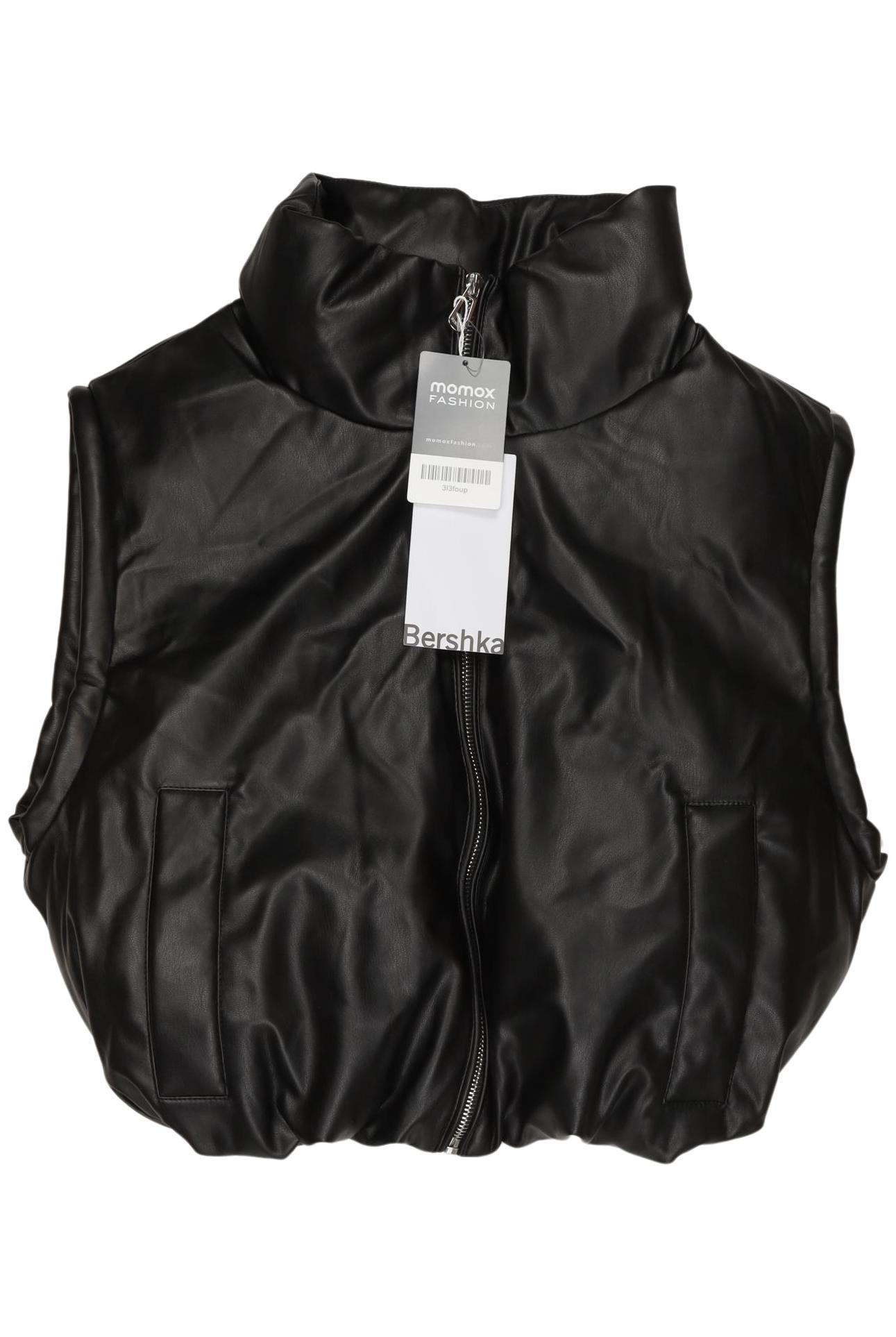 

bershka Damen Weste, schwarz, Gr. 38