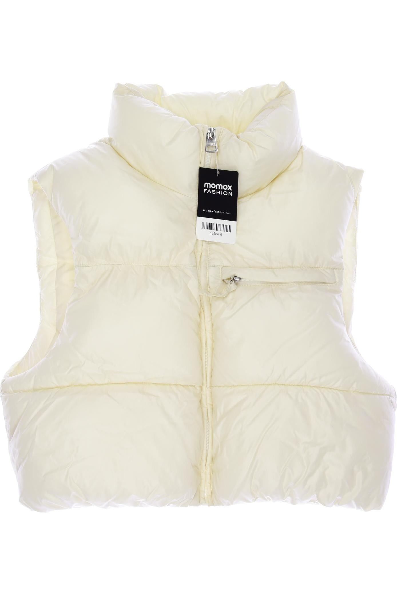 

bershka Damen Weste, cremeweiß, Gr. 34