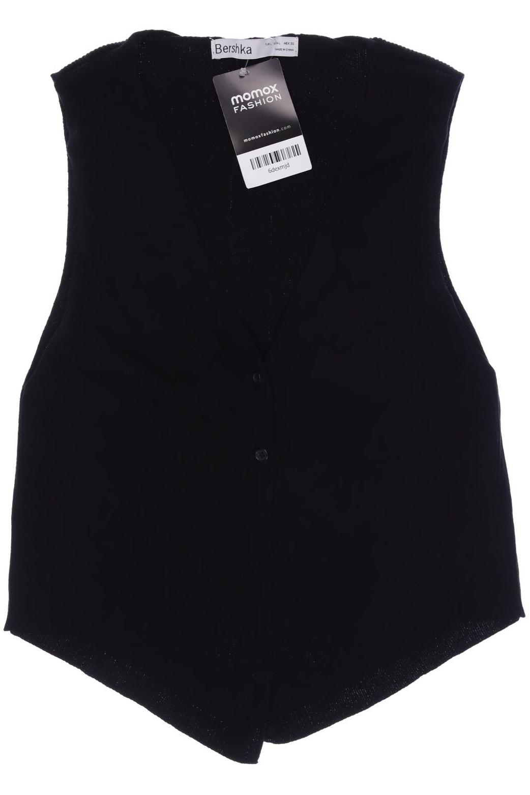 

bershka Damen Weste, schwarz, Gr. 42