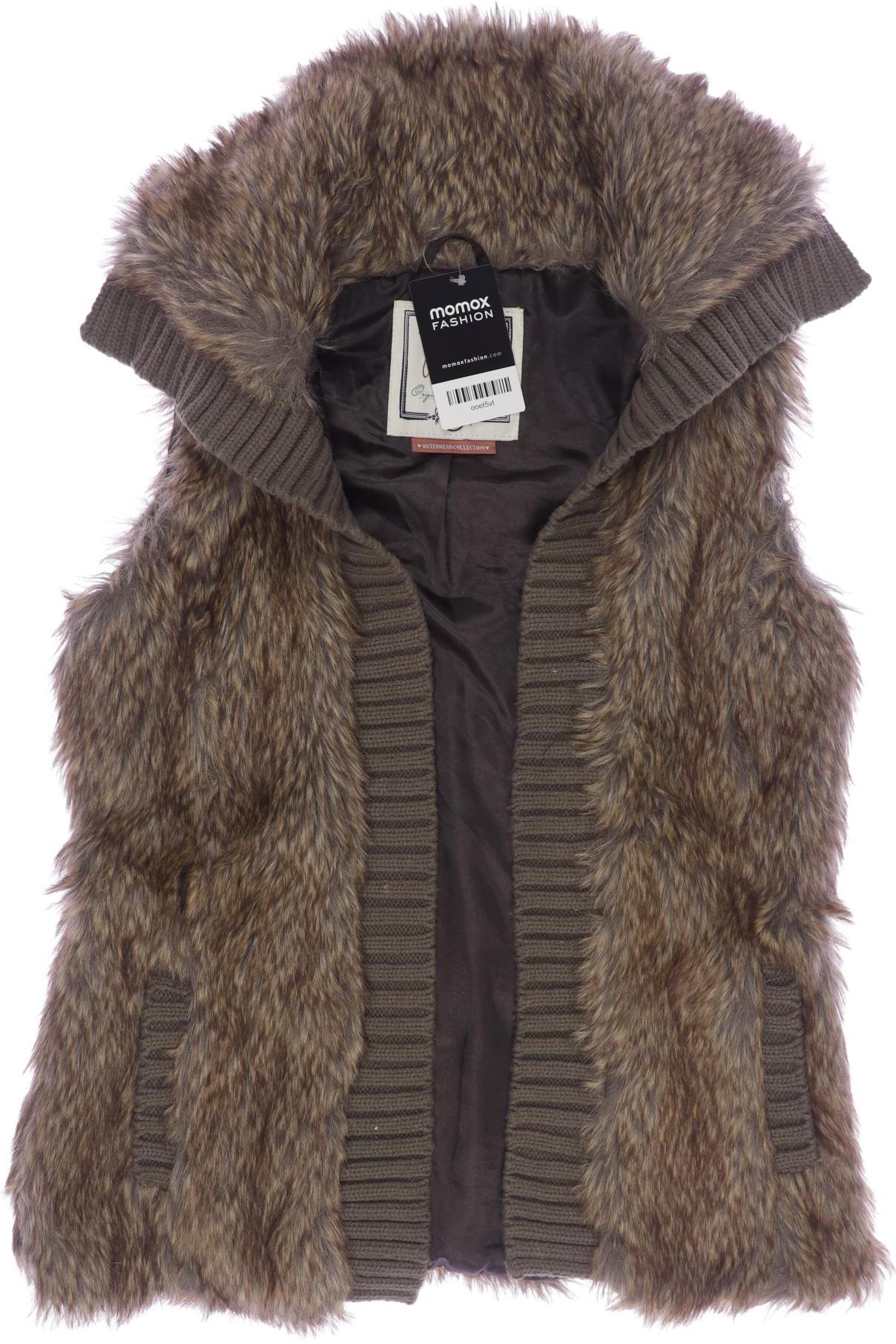 

bershka Damen Weste, grün, Gr. 36
