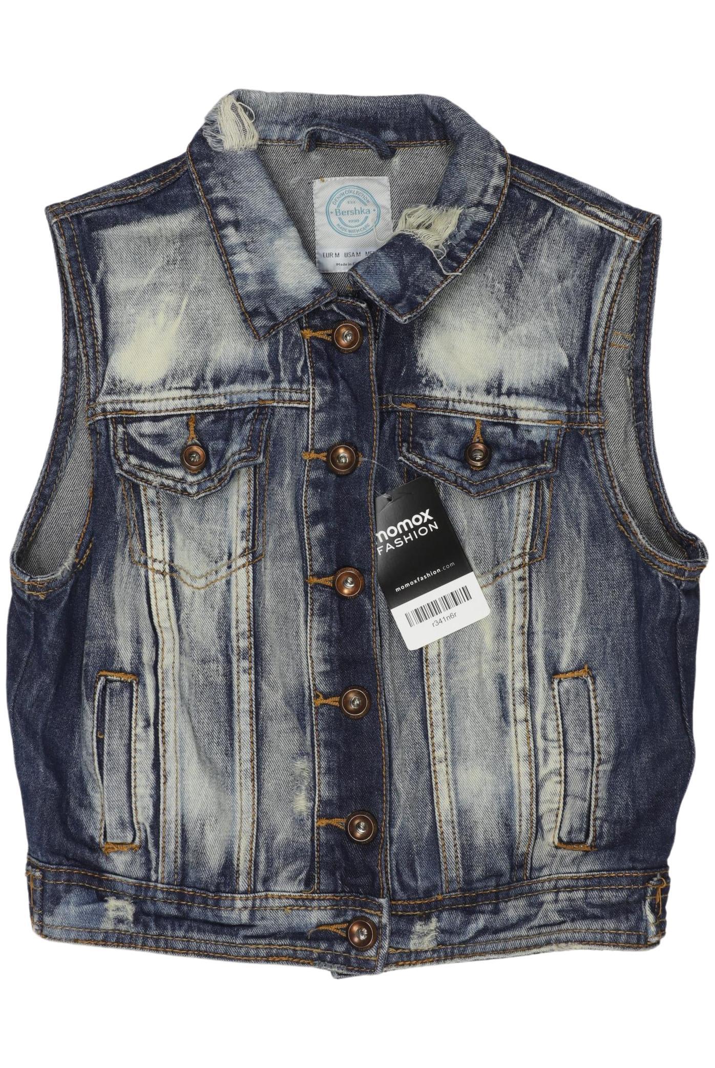 

bershka Damen Weste, blau, Gr. 38