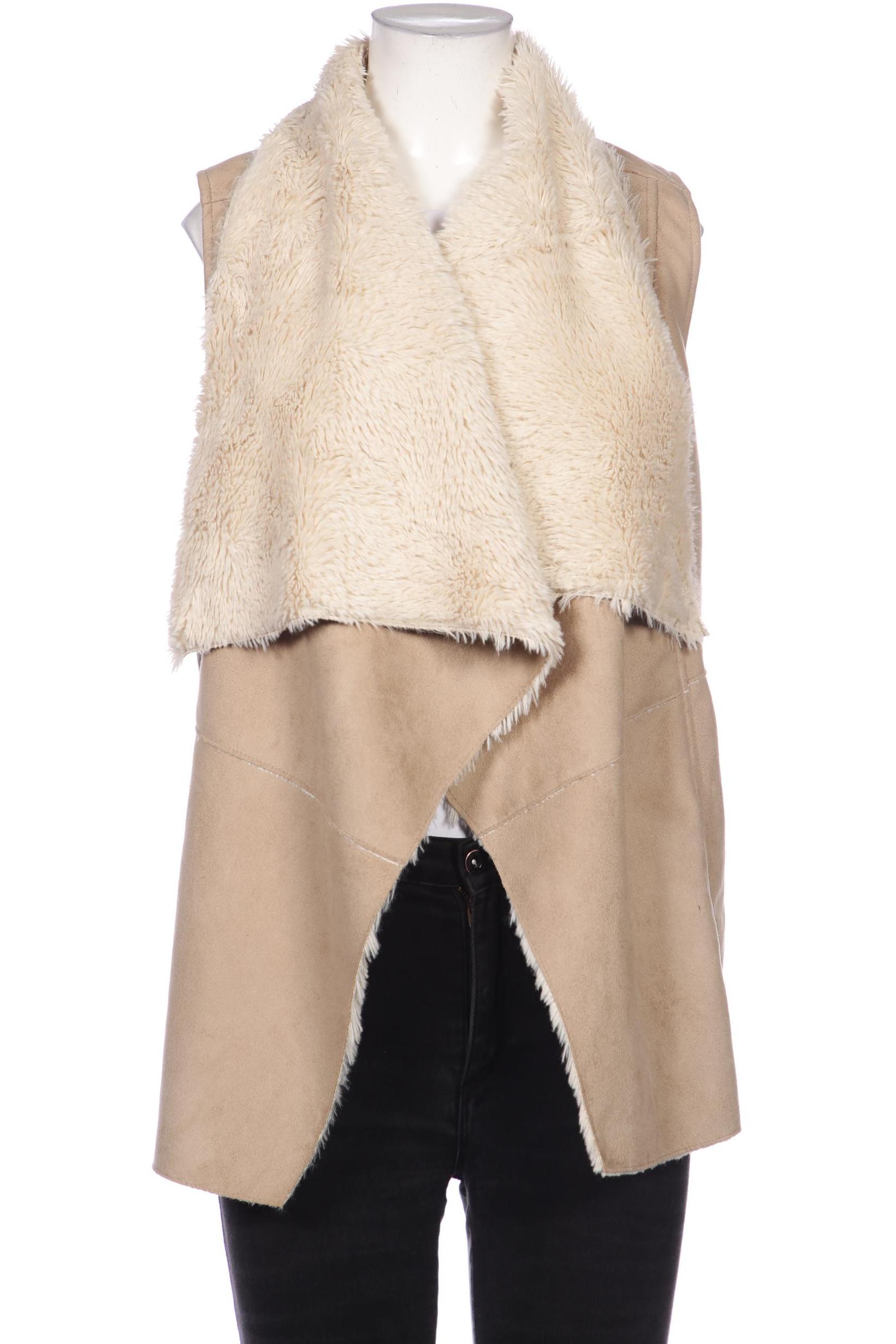 

bershka Damen Weste, beige, Gr. 36