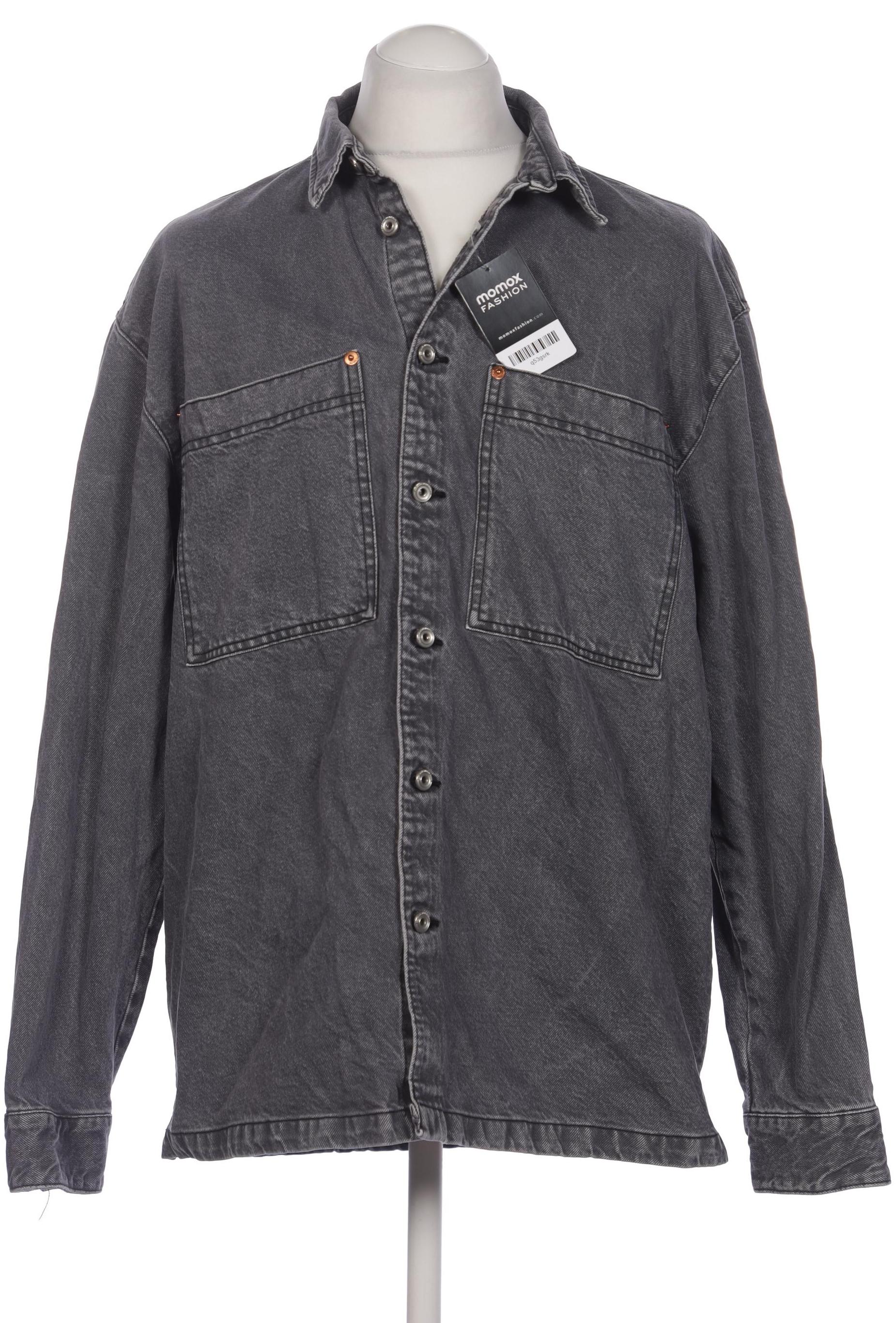 Thumbnail - bershka Herren Hemd, grau, Gr. 52