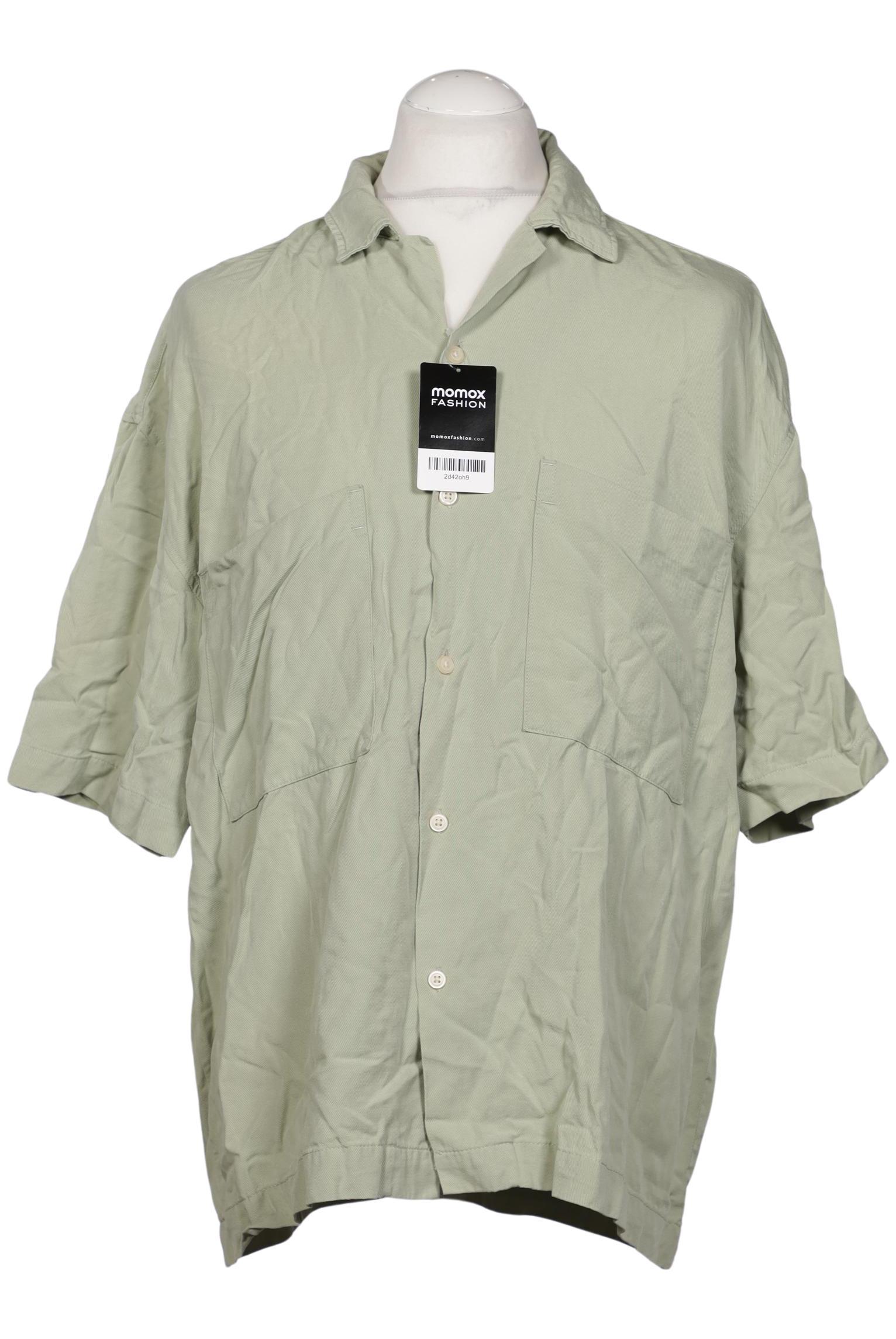 

bershka Herren Hemd, hellgrün, Gr. 48