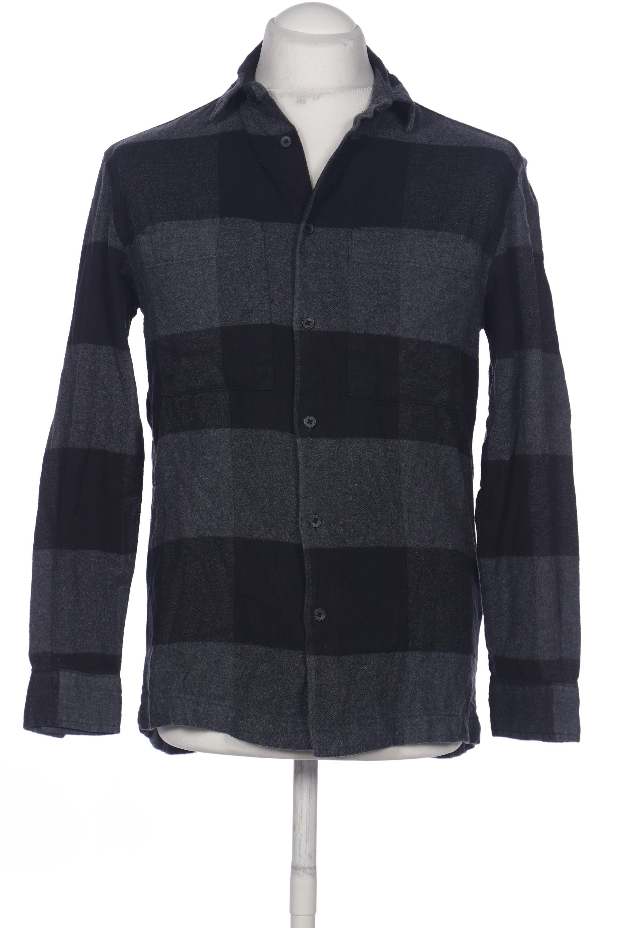 

bershka Herren Hemd, grau, Gr. 46