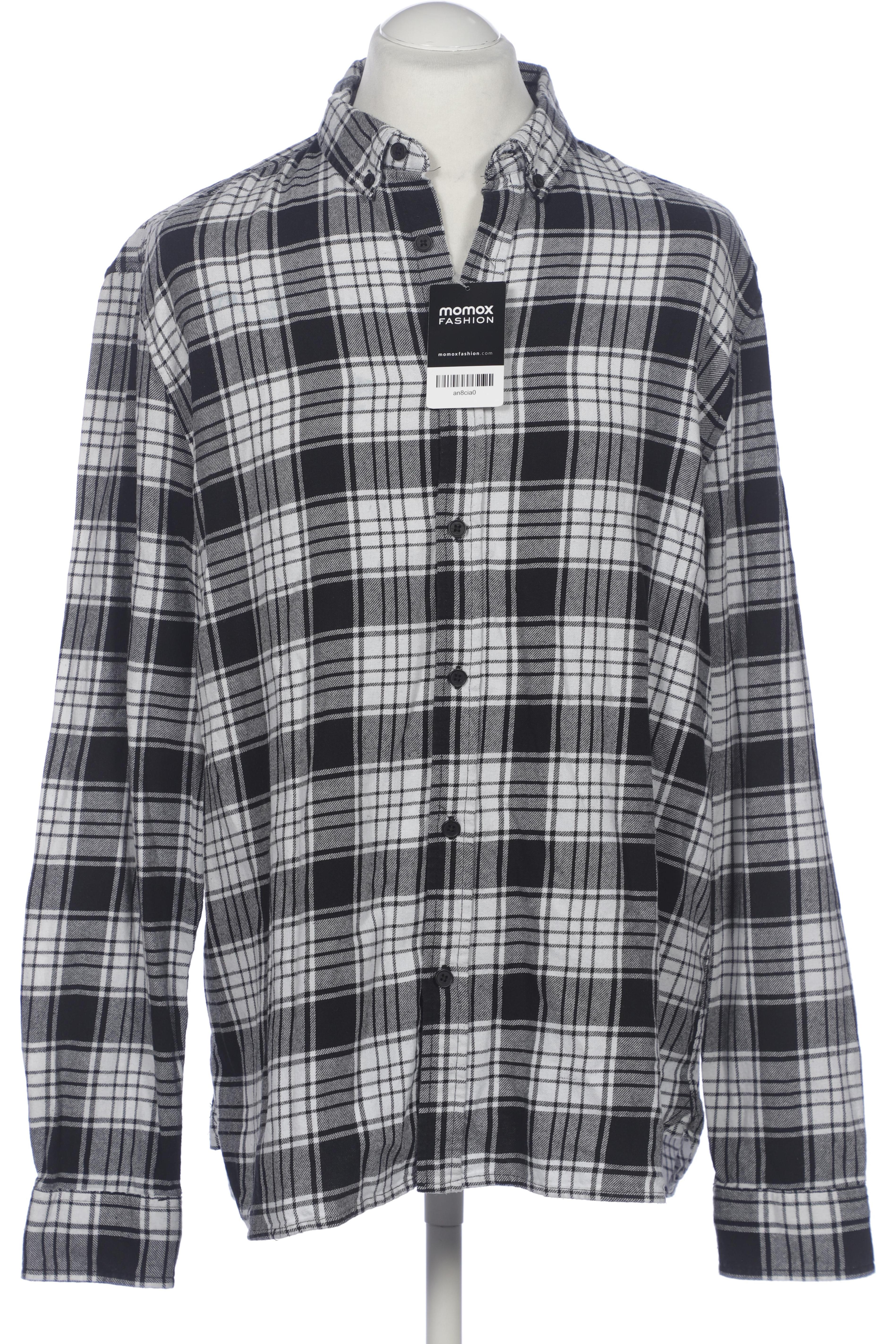 

bershka Herren Hemd, grau, Gr. 54