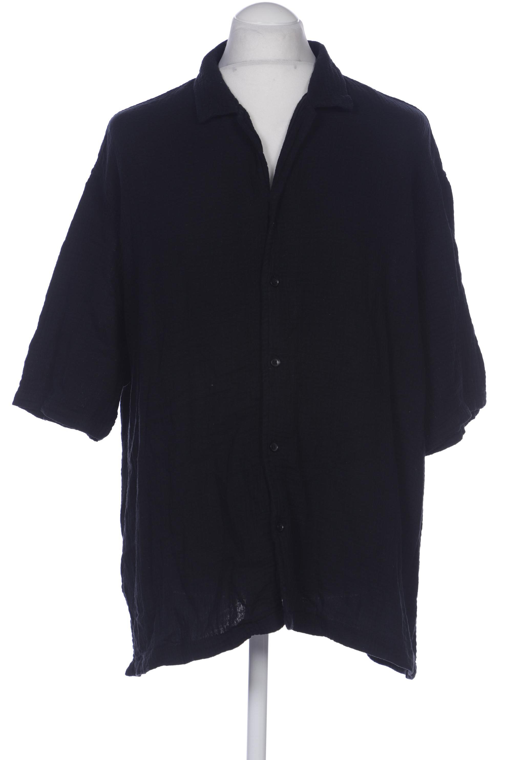 

bershka Herren Hemd, schwarz, Gr. 54