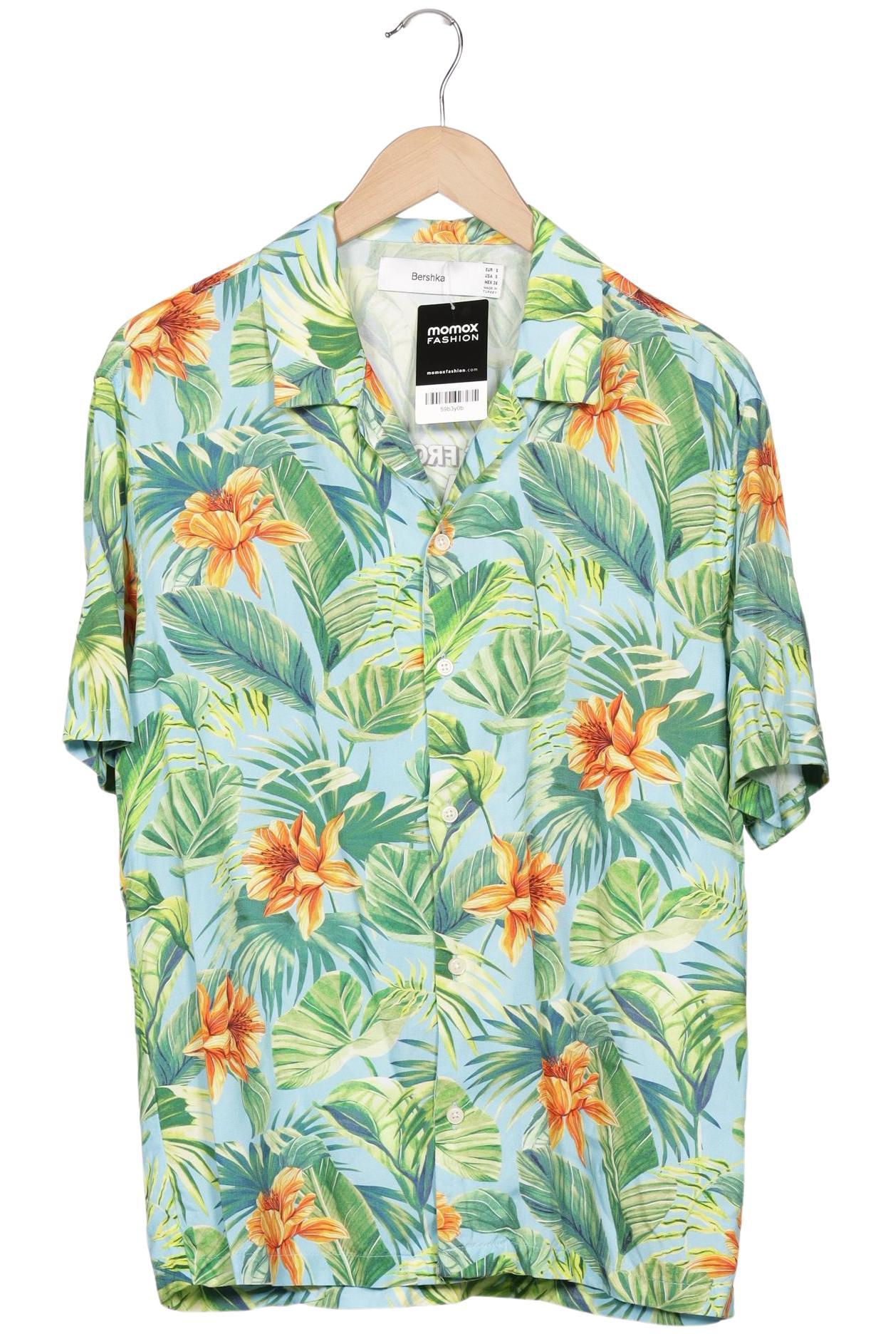 

bershka Herren Hemd, mehrfarbig, Gr. 46