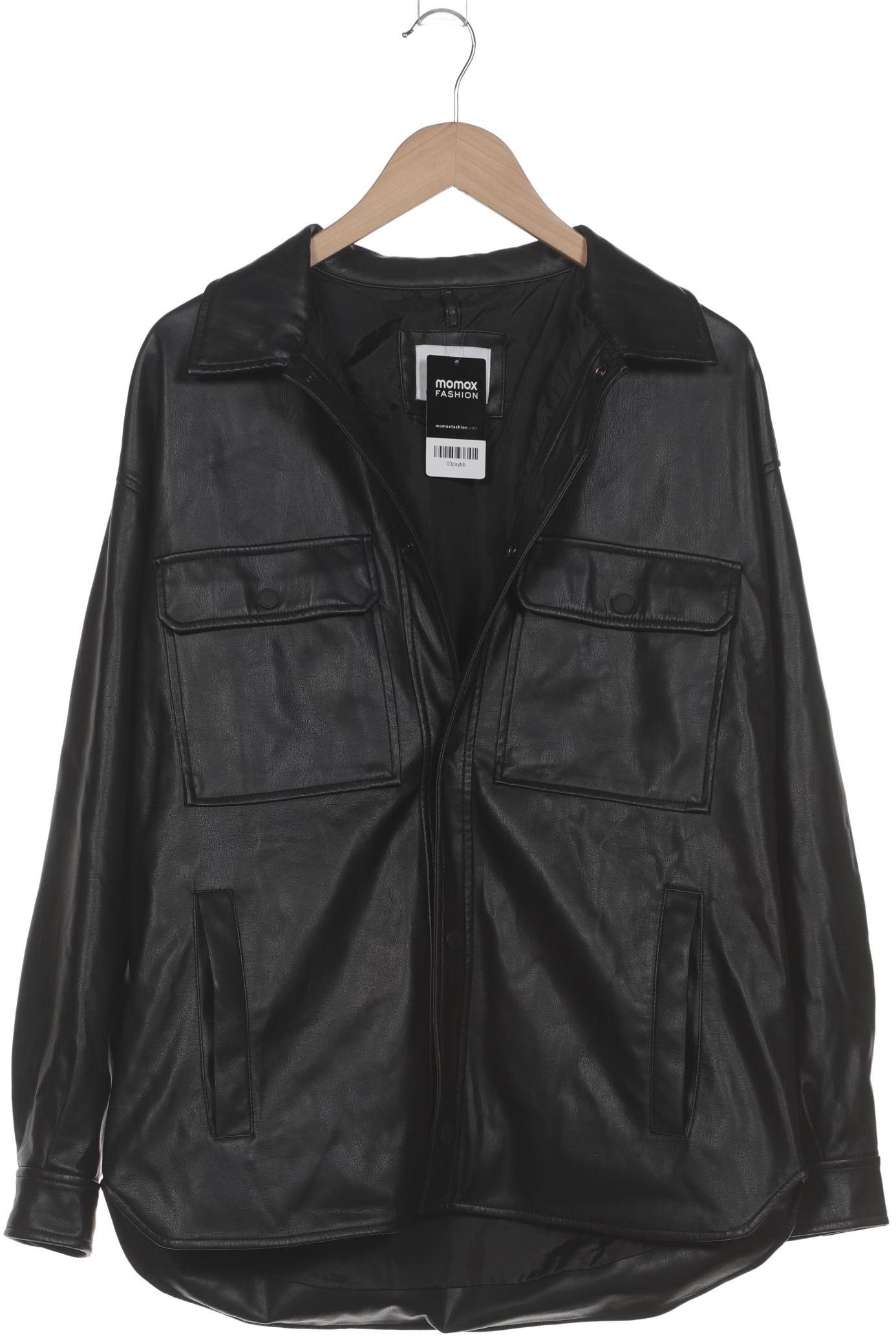 

bershka Herren Jacke, schwarz, Gr. 46