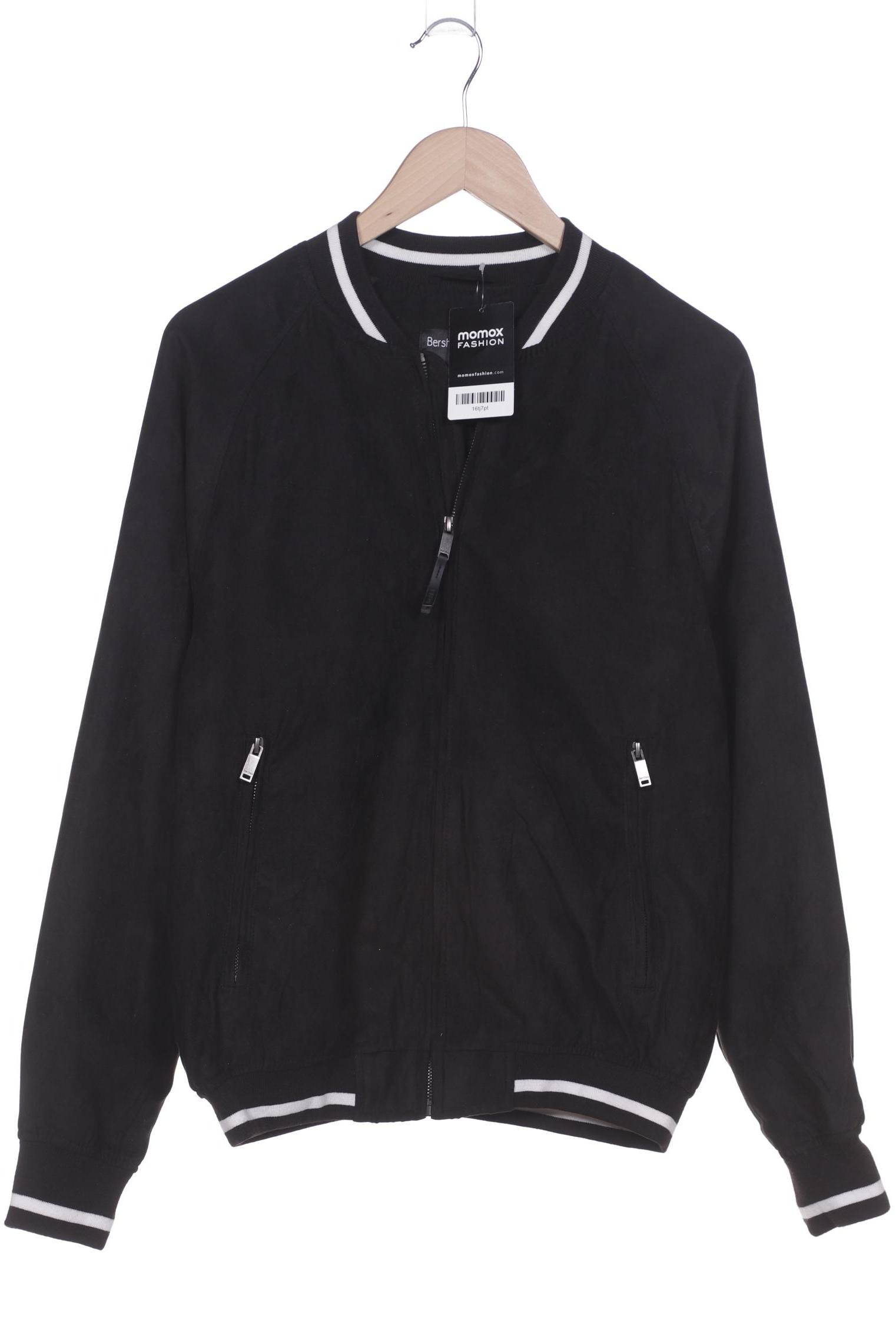 

bershka Herren Jacke, schwarz, Gr. 48