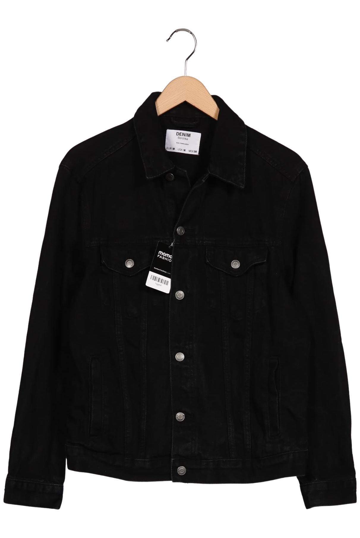 

bershka Herren Jacke, schwarz, Gr. 48