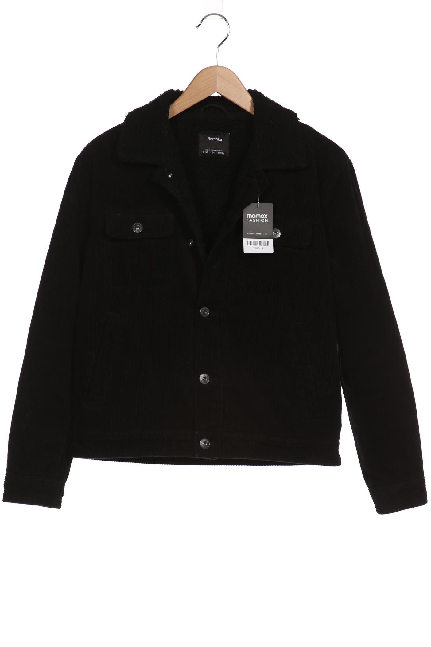 

bershka Herren Jacke, schwarz, Gr. 46