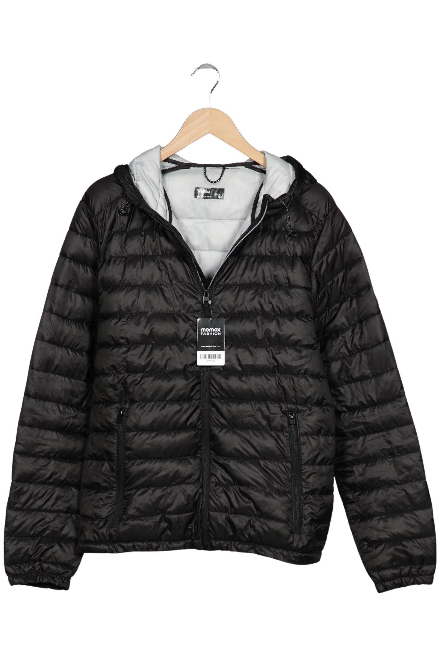 

bershka Herren Jacke, schwarz, Gr. 54