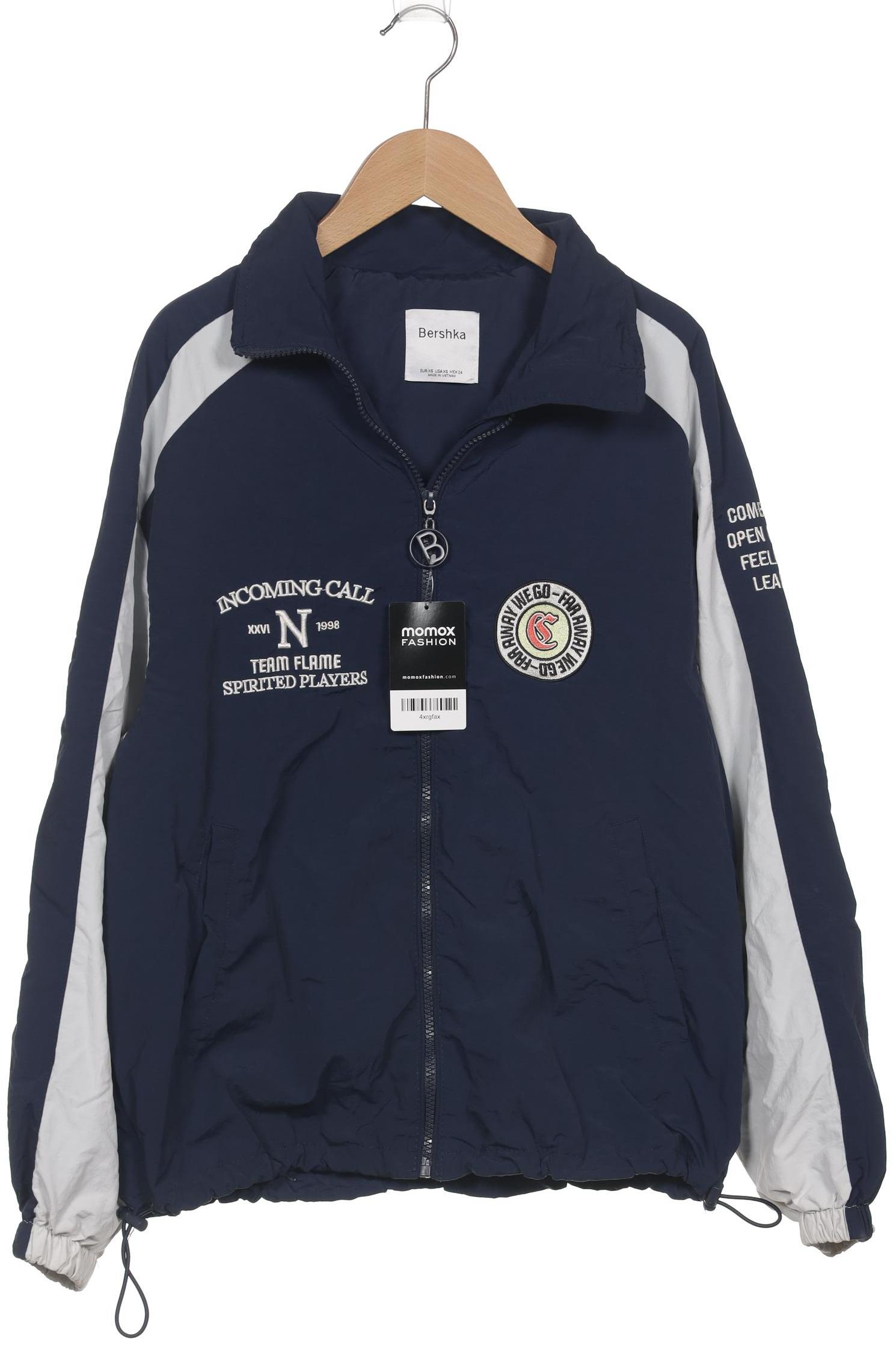 

bershka Herren Jacke, marineblau, Gr. 44